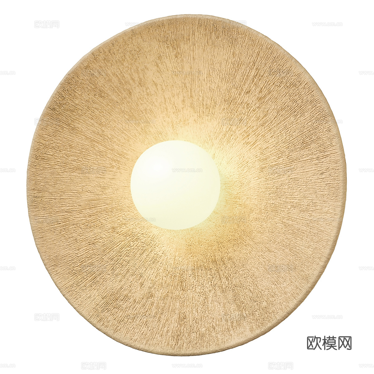 新中式侘寂装饰壁灯3d模型