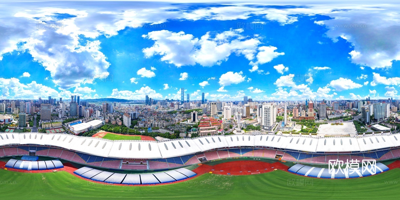 高清城市日景
