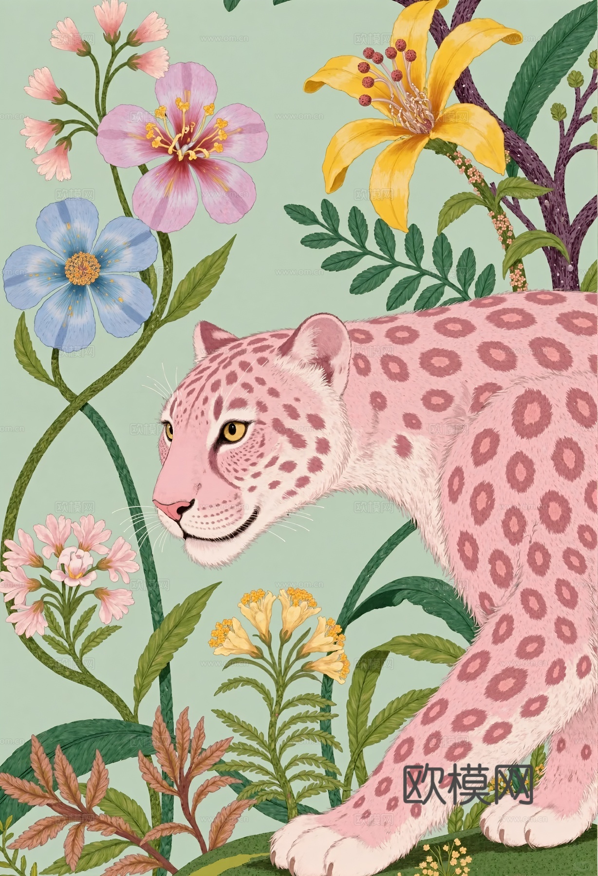 动物挂画 挂画画芯