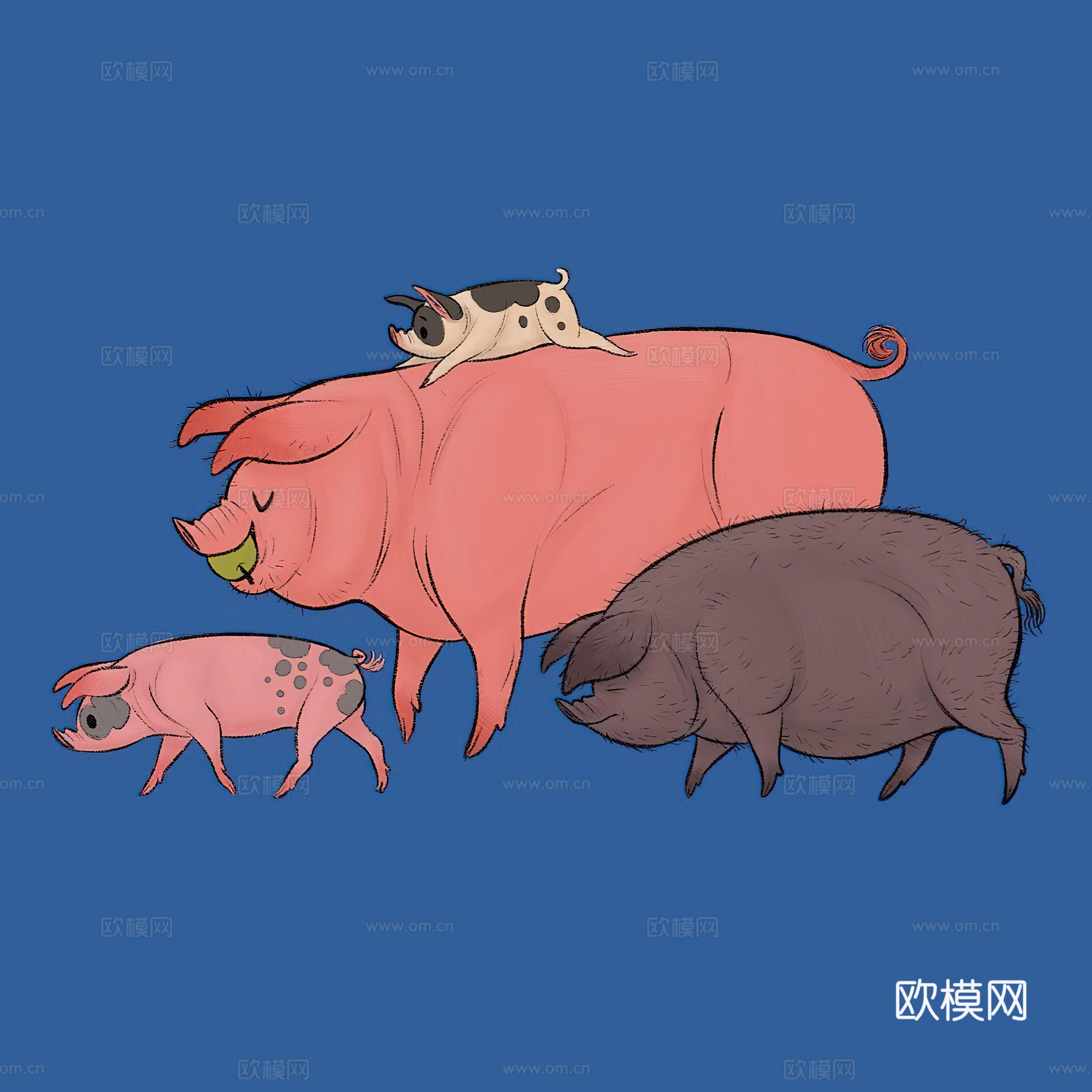 艺术挂画 挂画 装饰画 艺术画 拟人动物下载