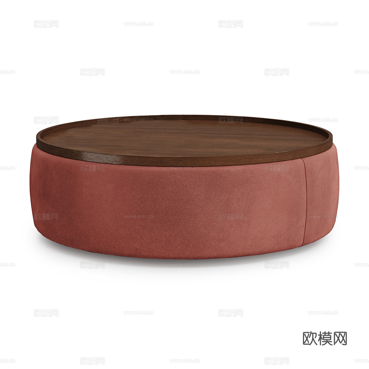 北欧简约茶几 茶几 简约茶几 圆形茶几 木质茶几3d模型