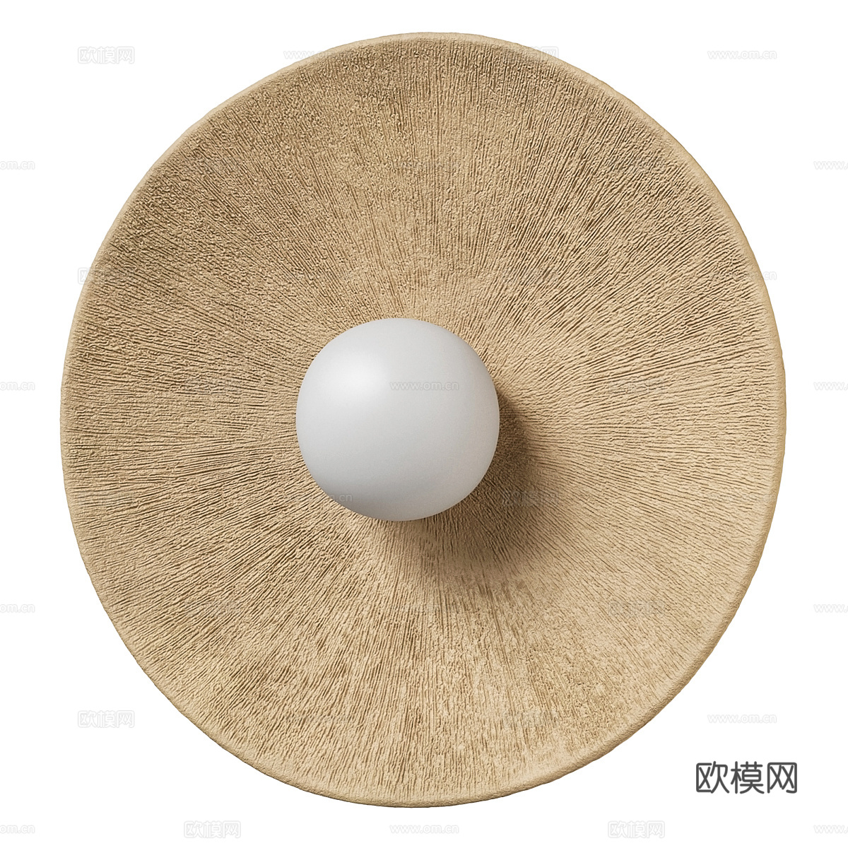 新中式侘寂装饰壁灯3d模型