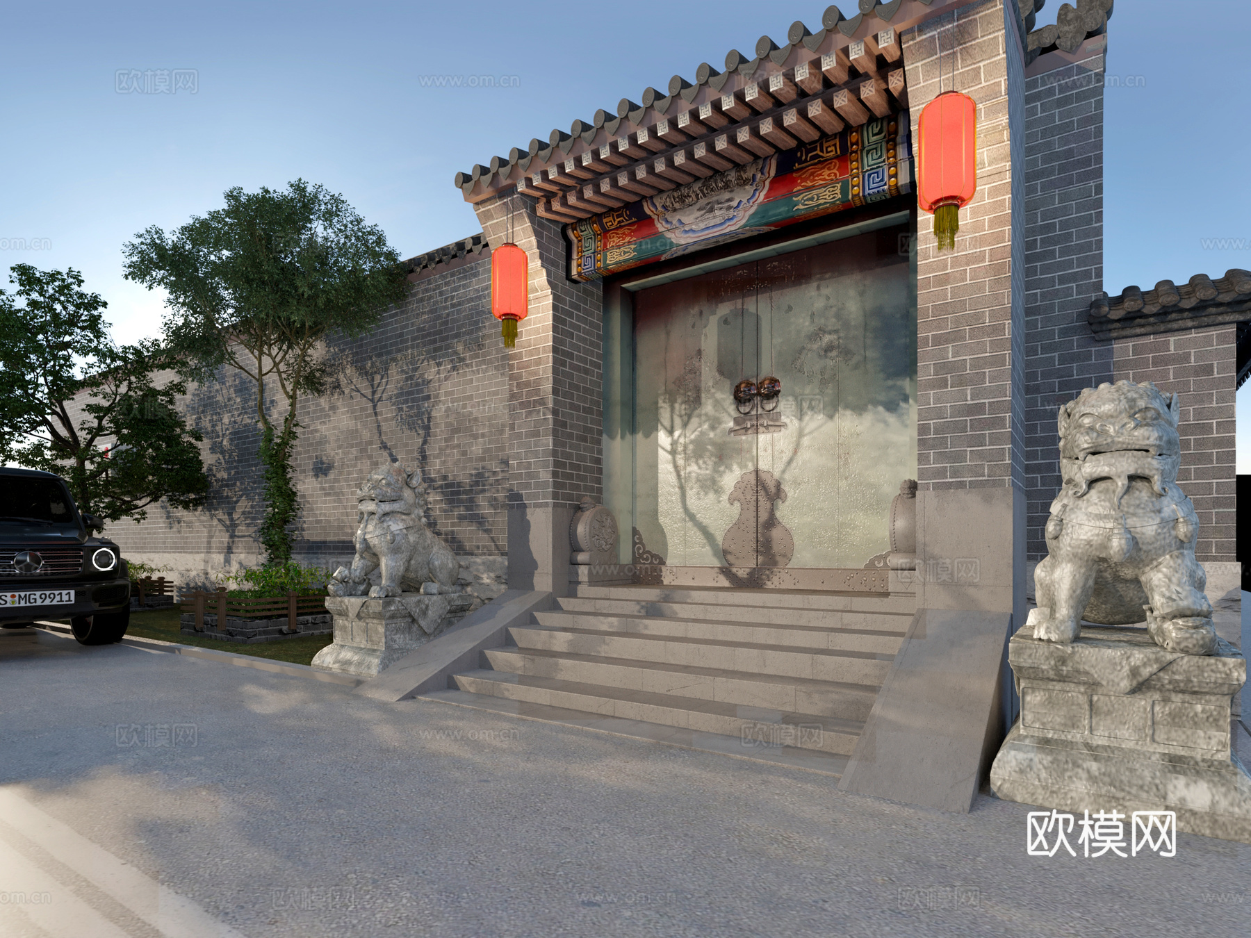 古建 民宿 中式建筑 四合院 东方美学3d模型