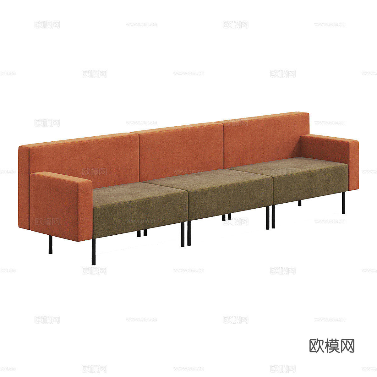 现代简约双人沙发  双人沙发 简约双人沙发 客厅沙发 装饰沙3d模型