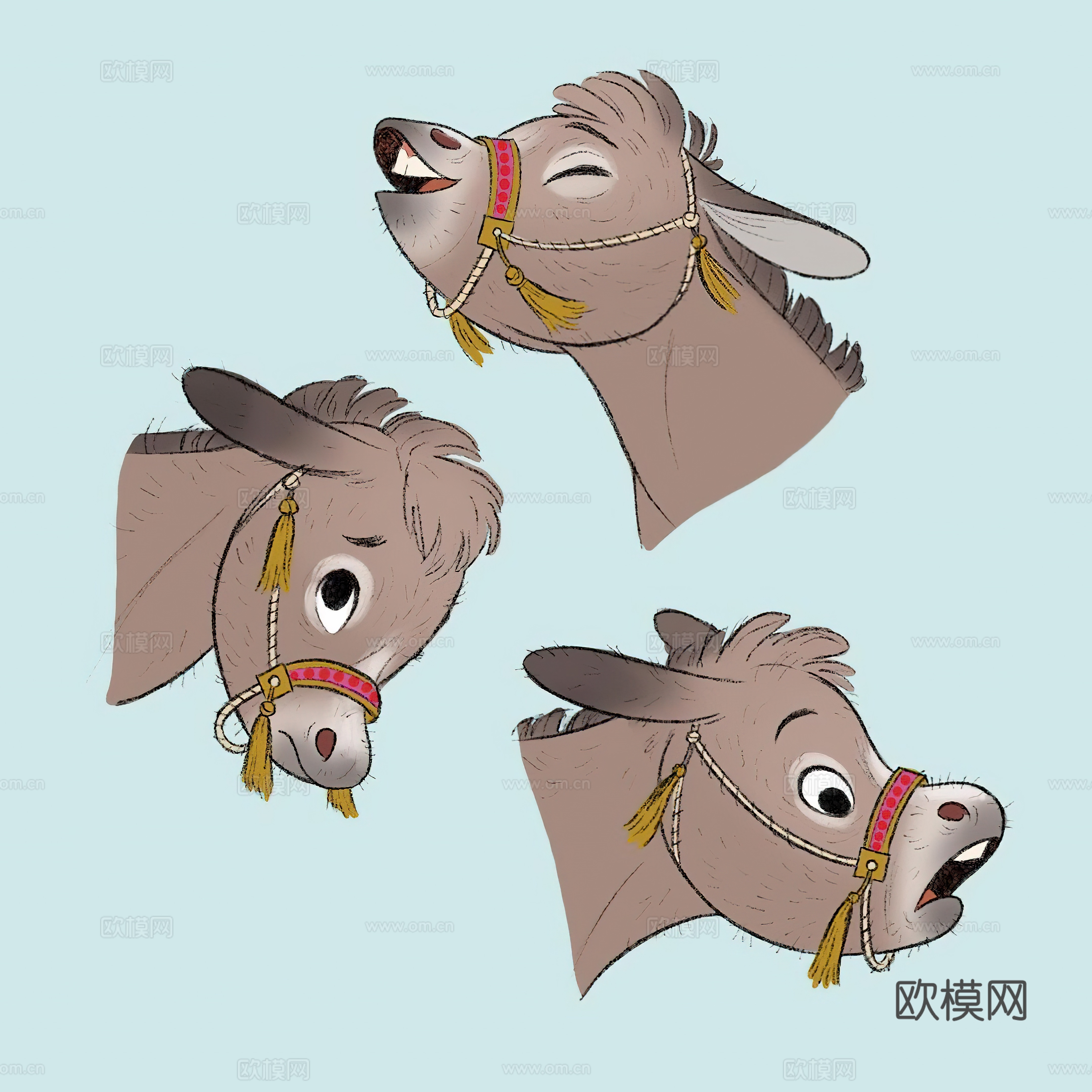 艺术挂画 挂画 装饰画 艺术画 拟人动物下载