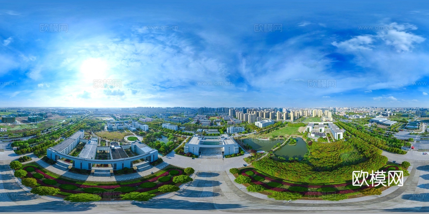 高清城市日景