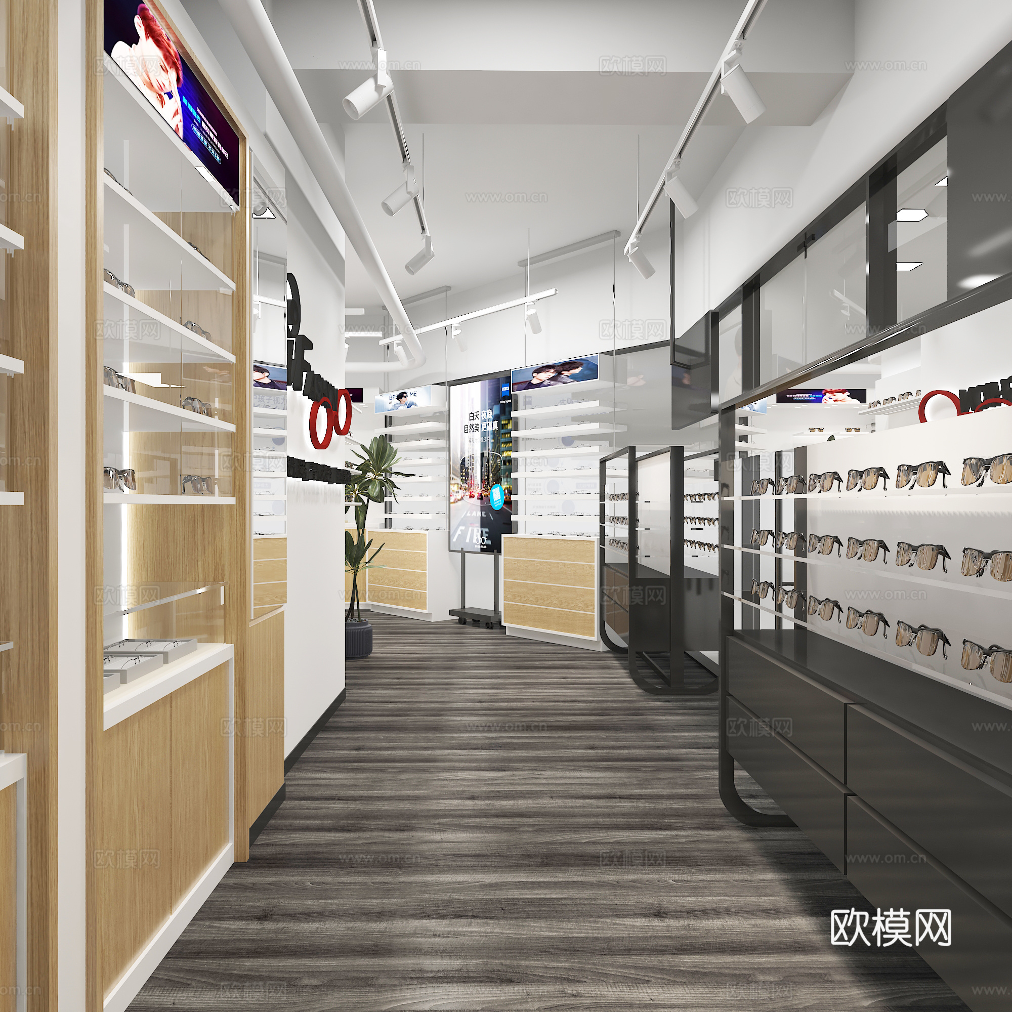 眼镜店3d模型