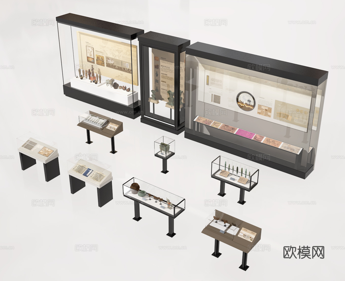 展示柜3d模型