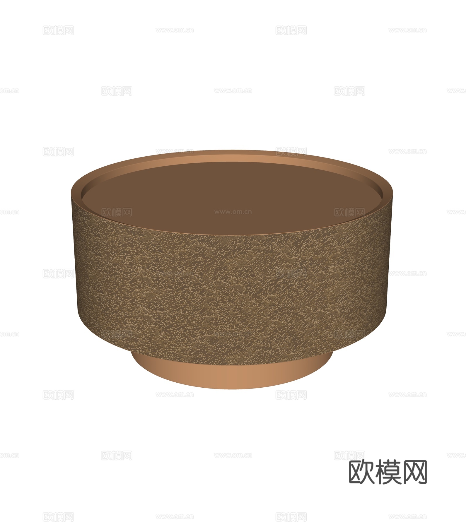 轻奢圆形茶几su模型