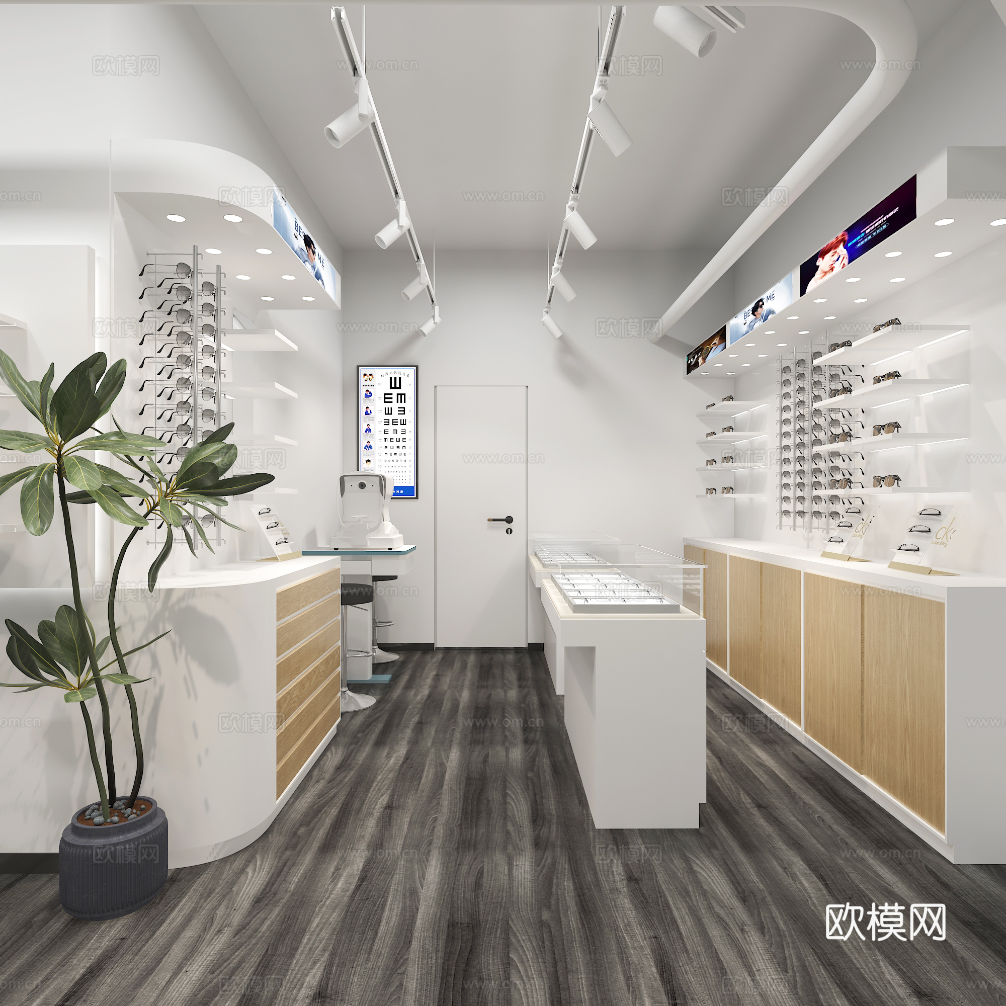 眼镜店3d模型
