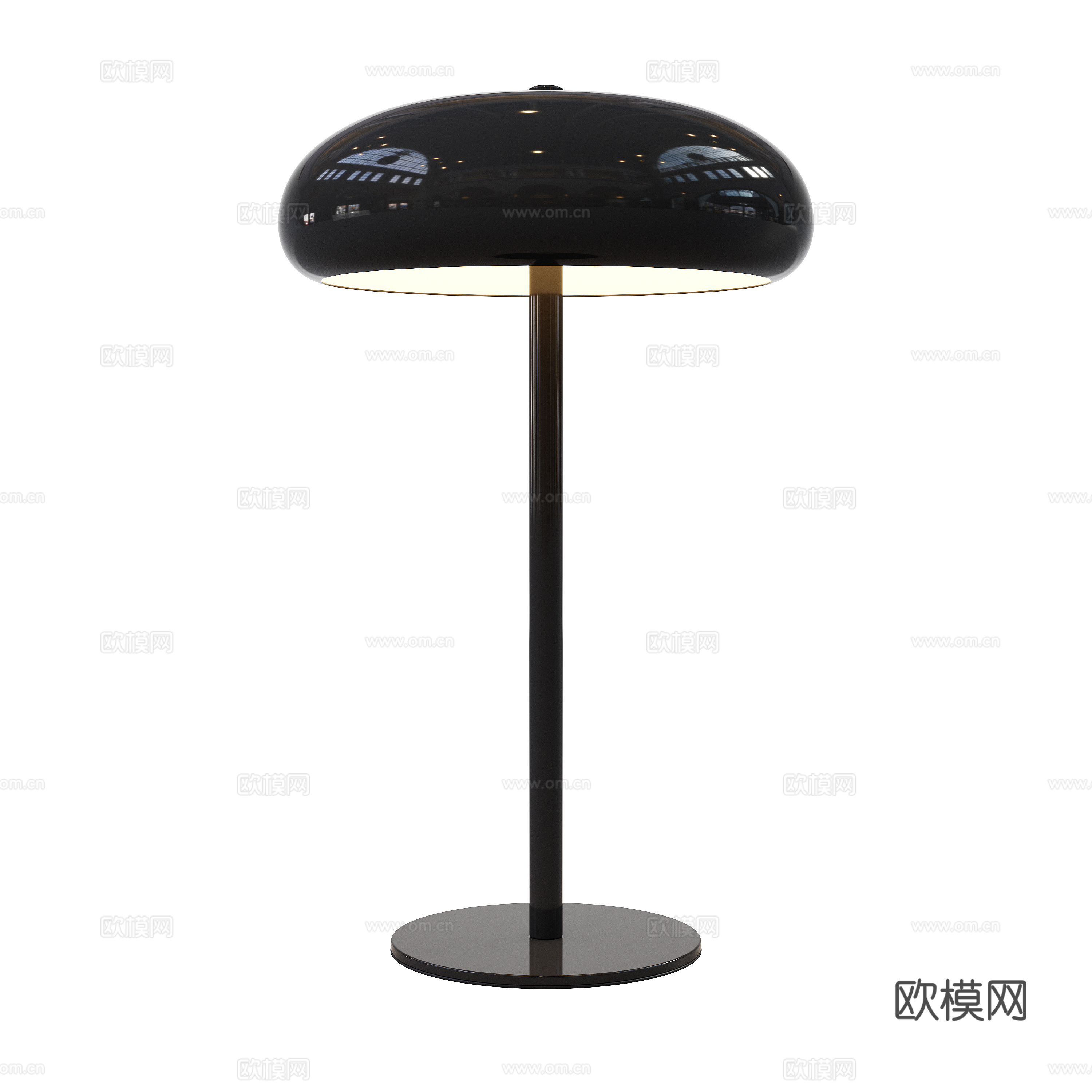现代意式极简台灯3d模型