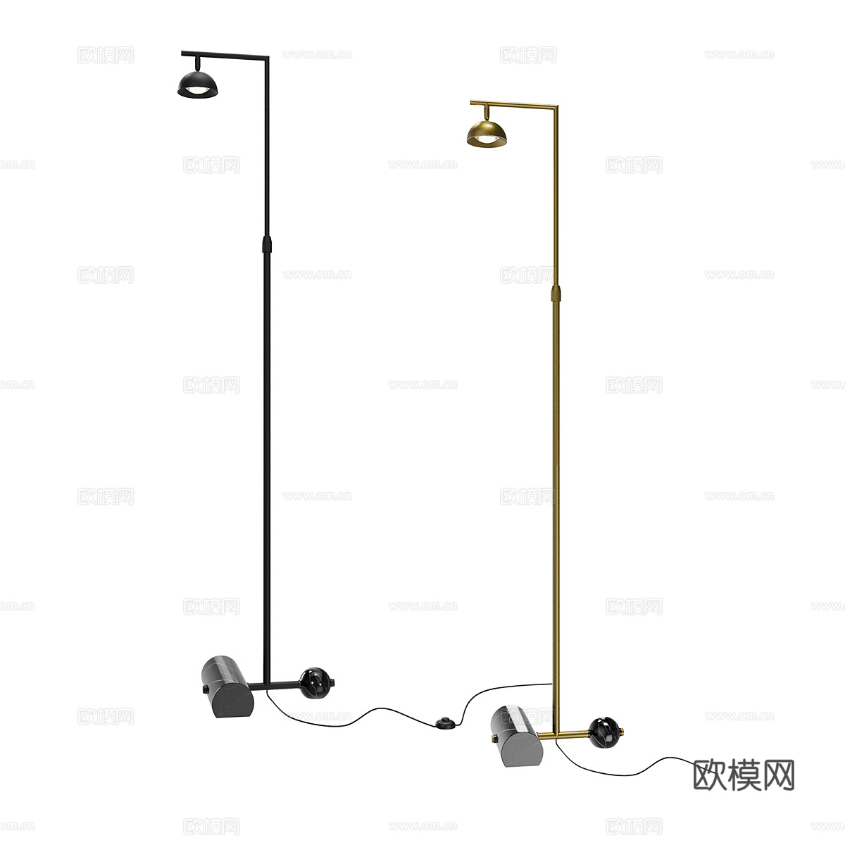 现代简约落地灯 落地灯 简约落地灯 书房落地灯3d模型