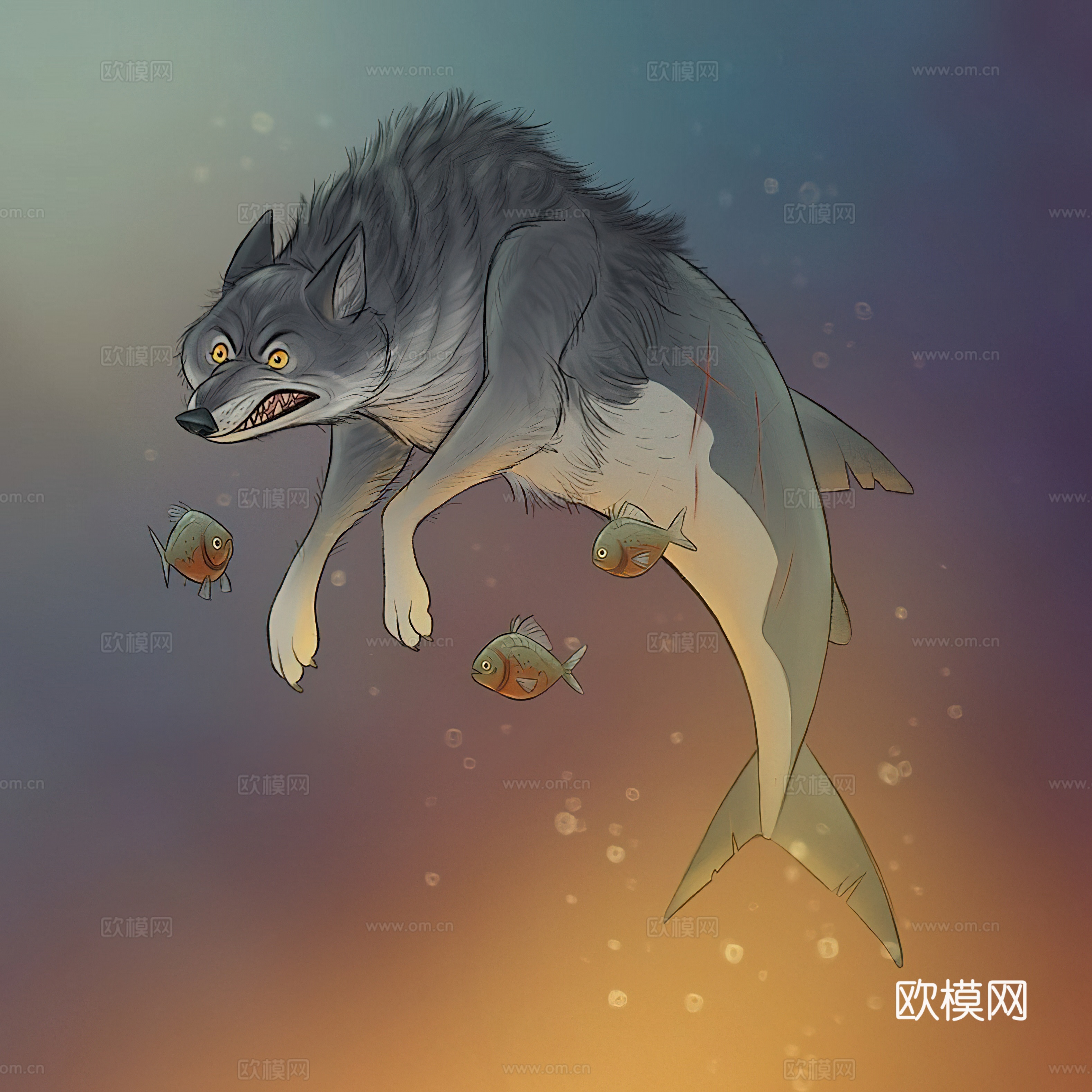 艺术挂画 挂画 装饰画 艺术画 拟人动物下载