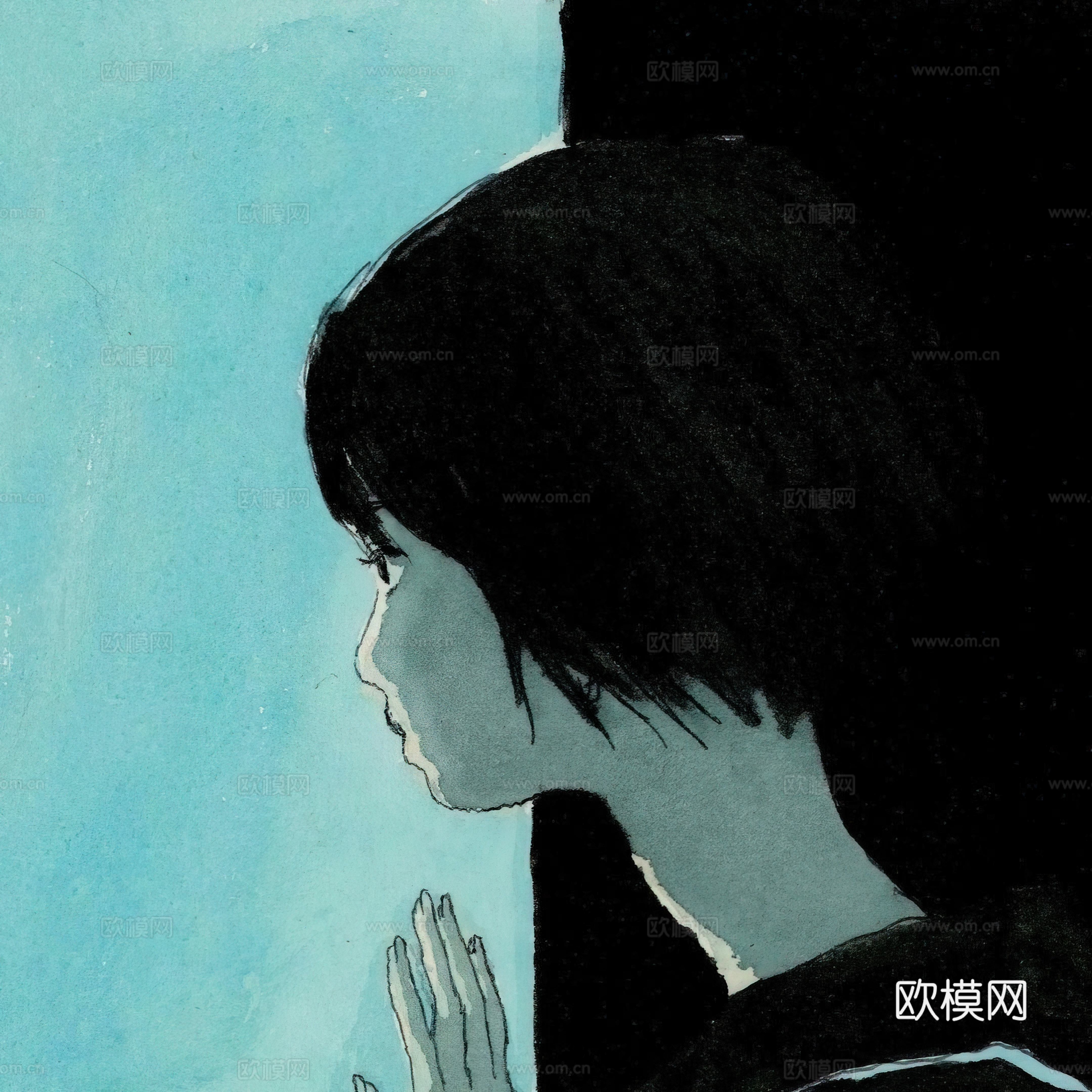 艺术挂画 挂画 装饰画 艺术画水彩插画