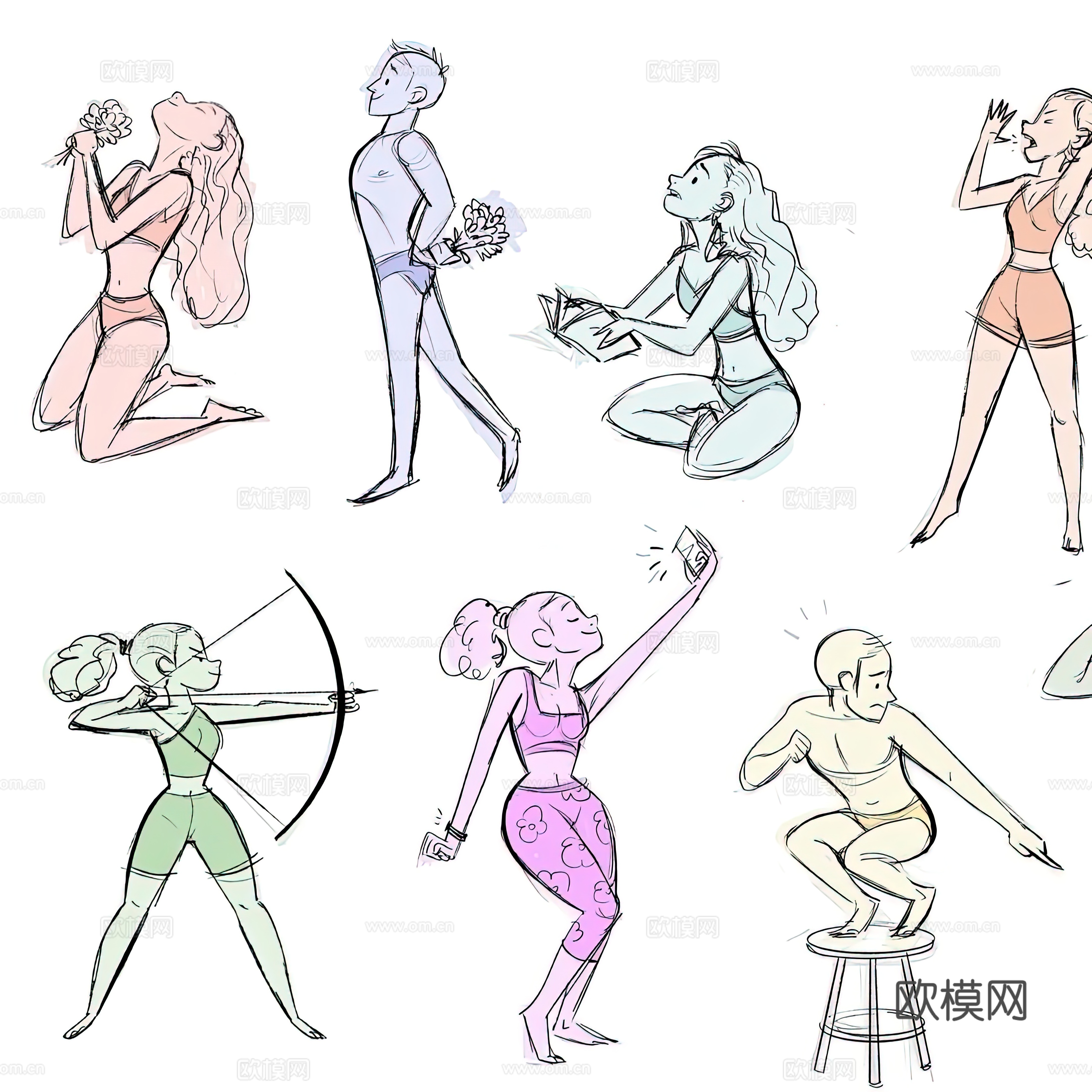 艺术挂画 挂画 装饰画 艺术画 拟人动物下载