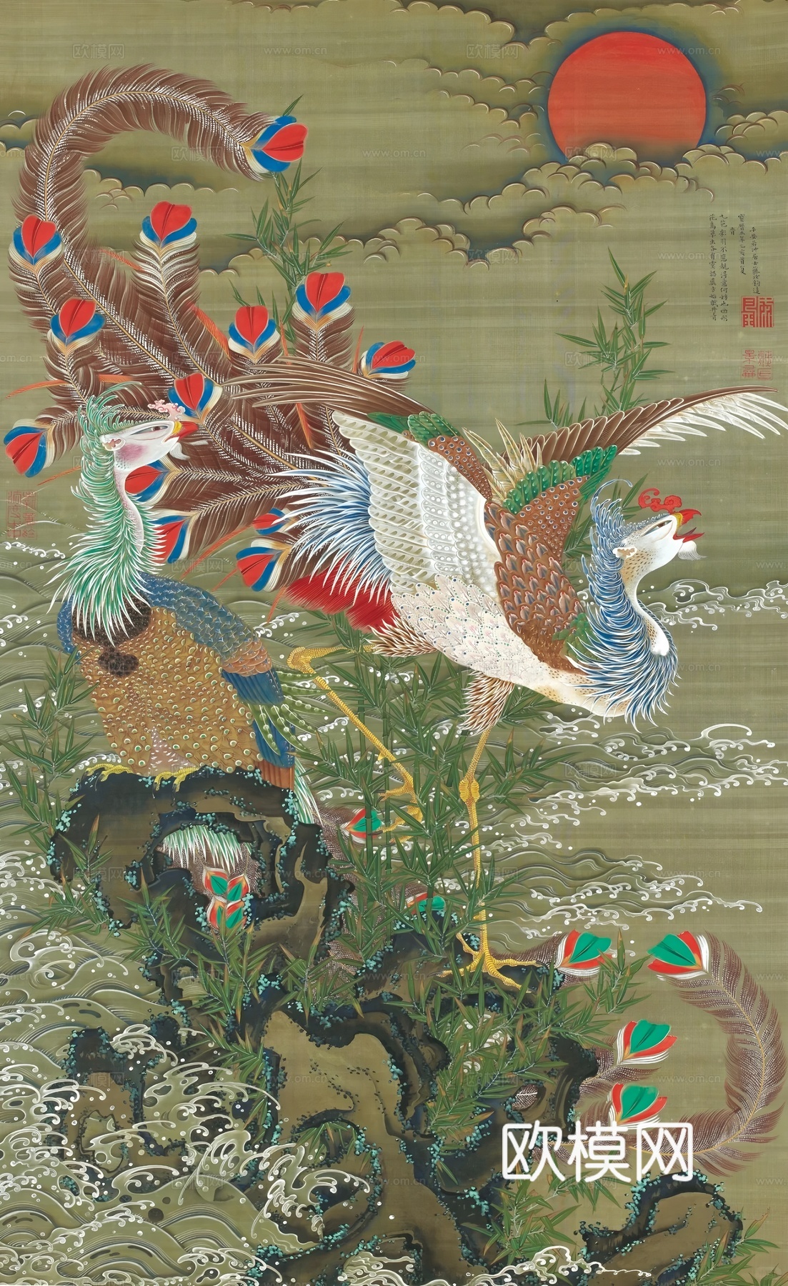 动物挂画 挂画画芯