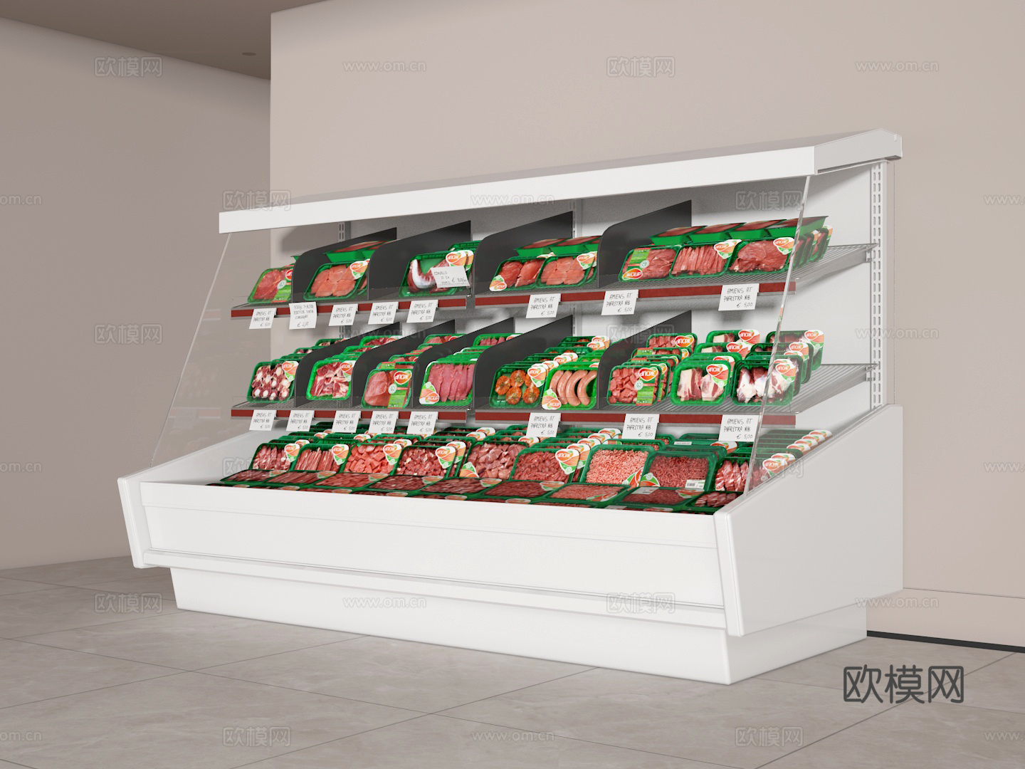 肉柜3d模型