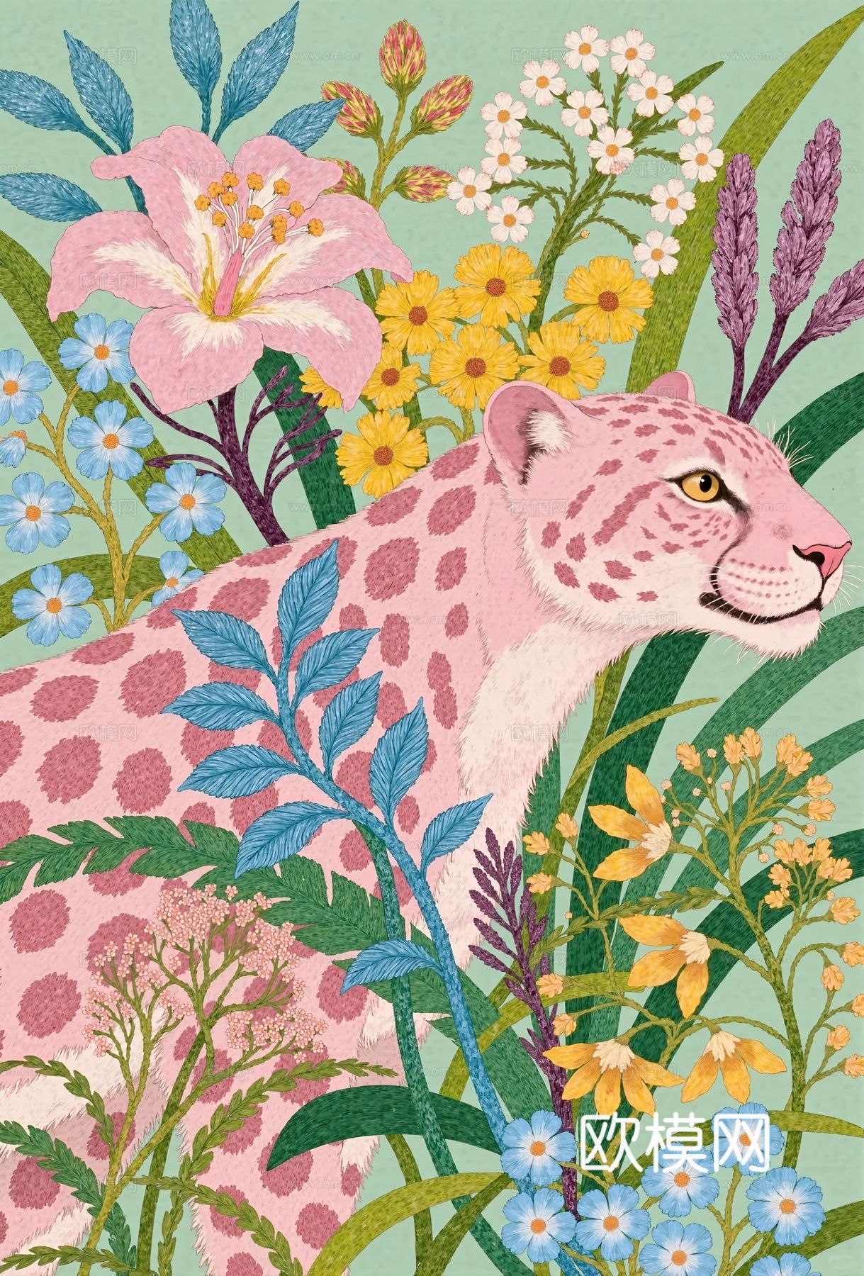 动物挂画 挂画画芯