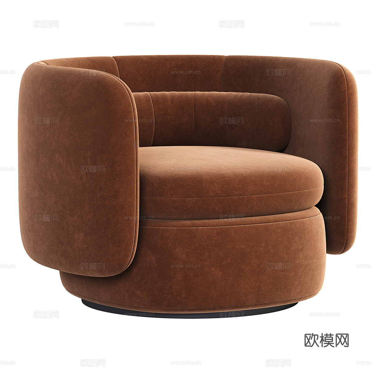 团体扶手椅3d模型