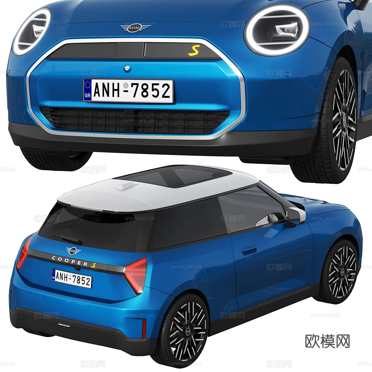 迷你库珀 SE 2024 汽车3d模型