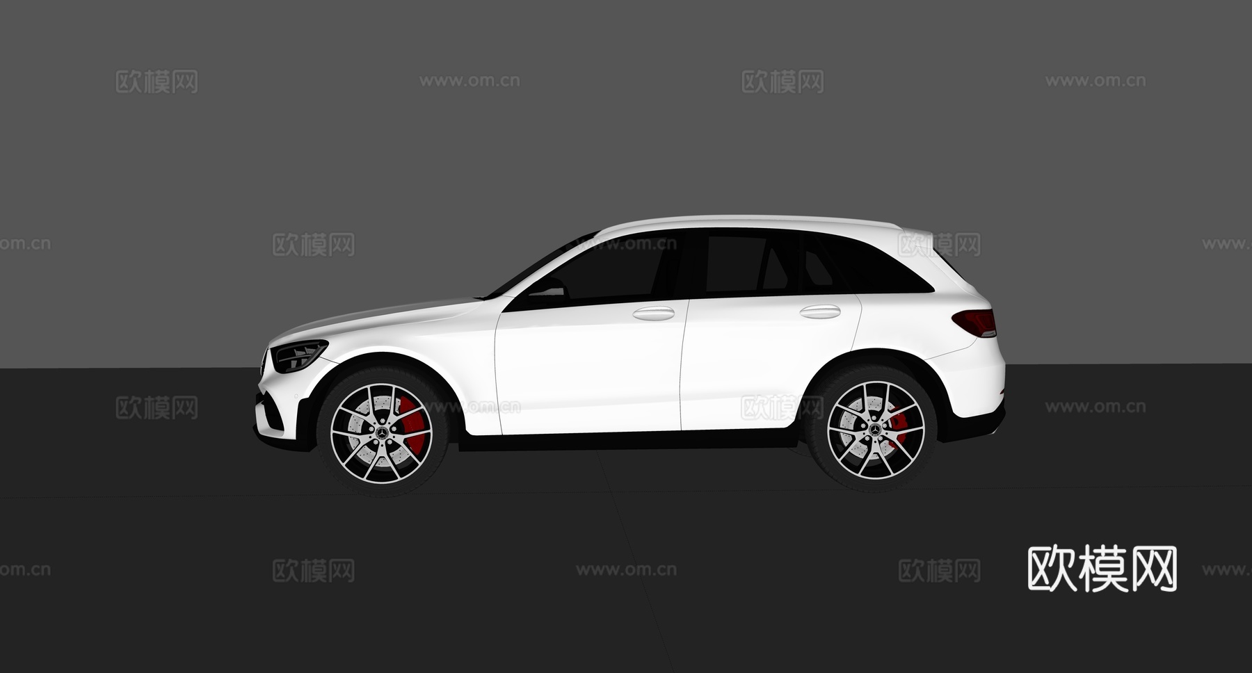 奔驰SUV汽车su模型