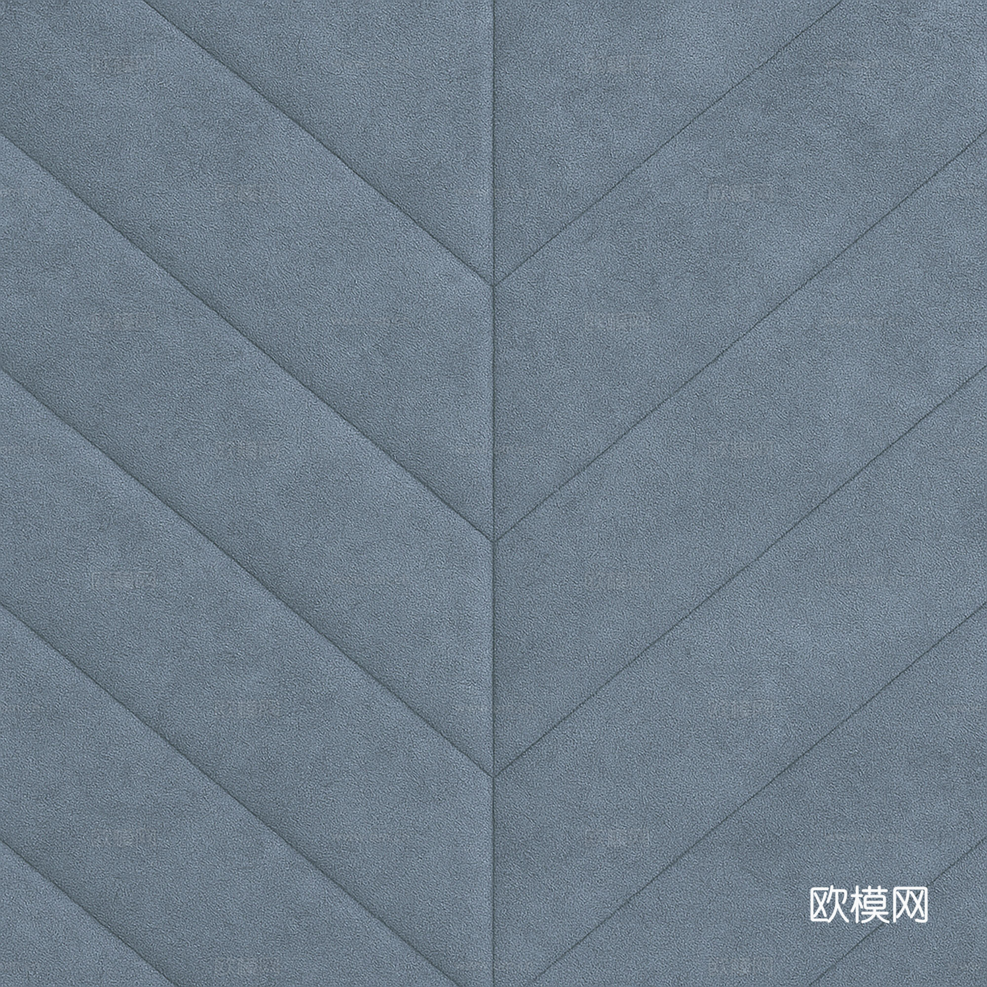 蓝色无缝麂皮绒墙布