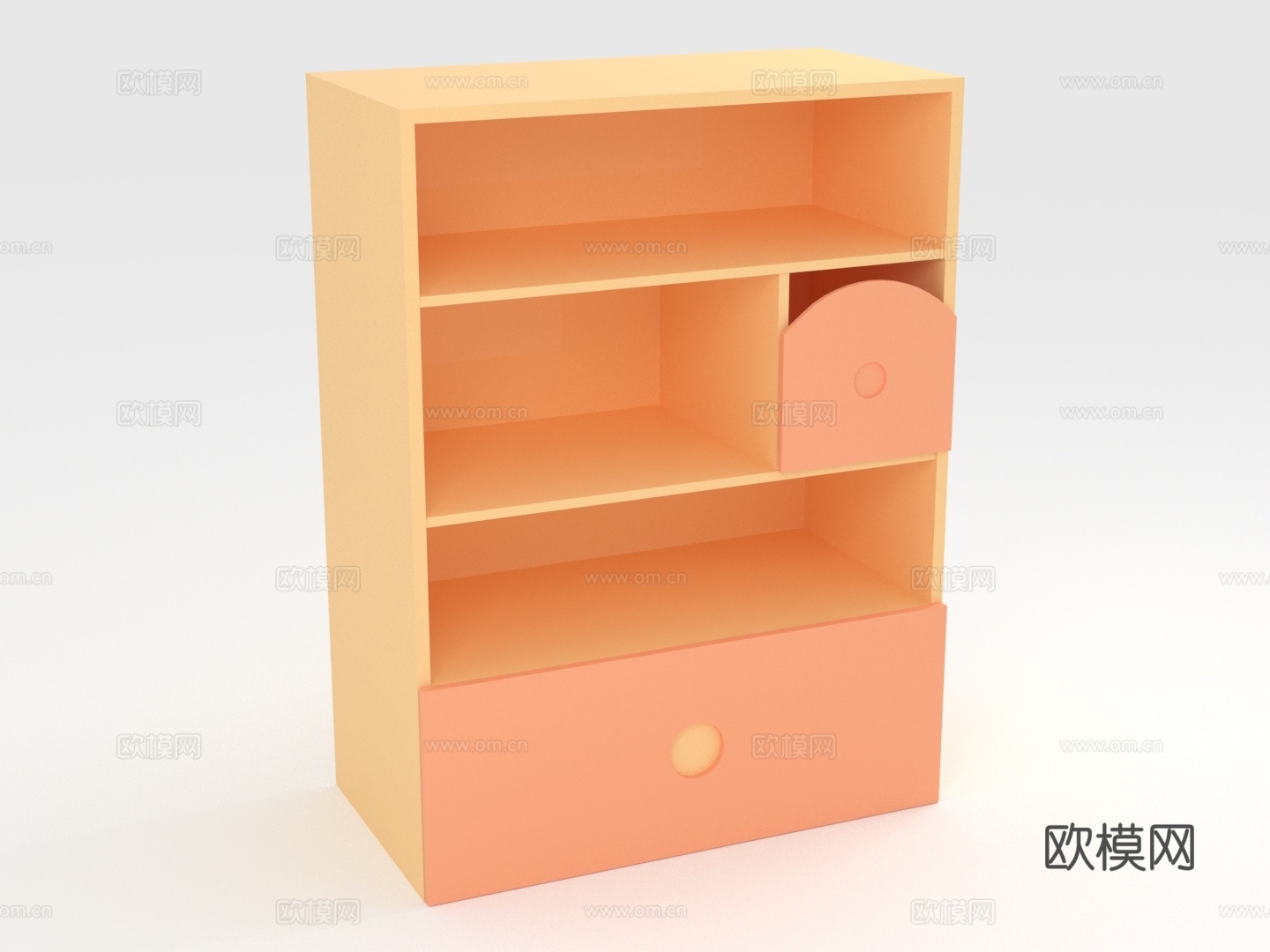 柜子 置物柜 储物柜 书柜 抽屉柜3d模型