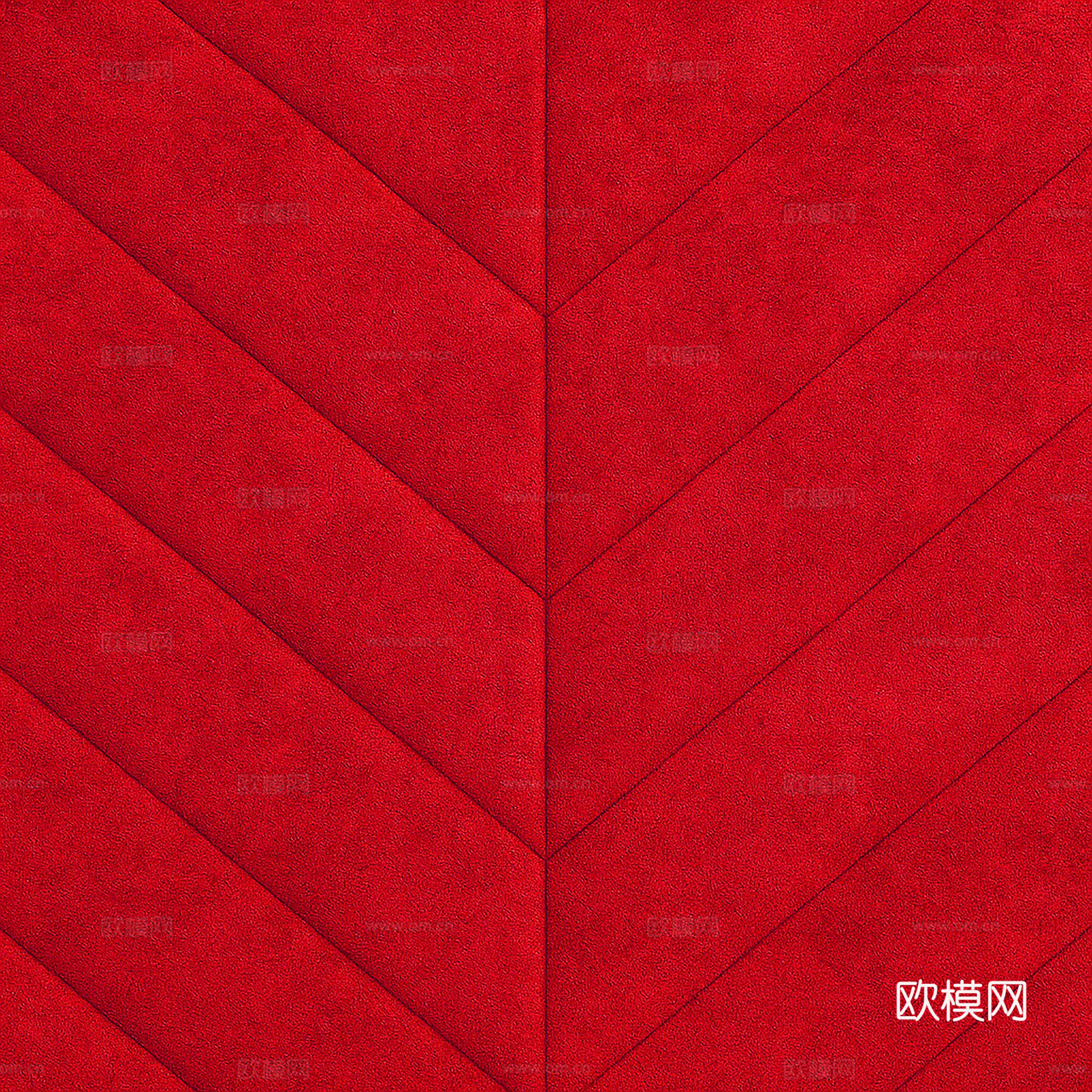 大红色无缝麂皮绒墙布