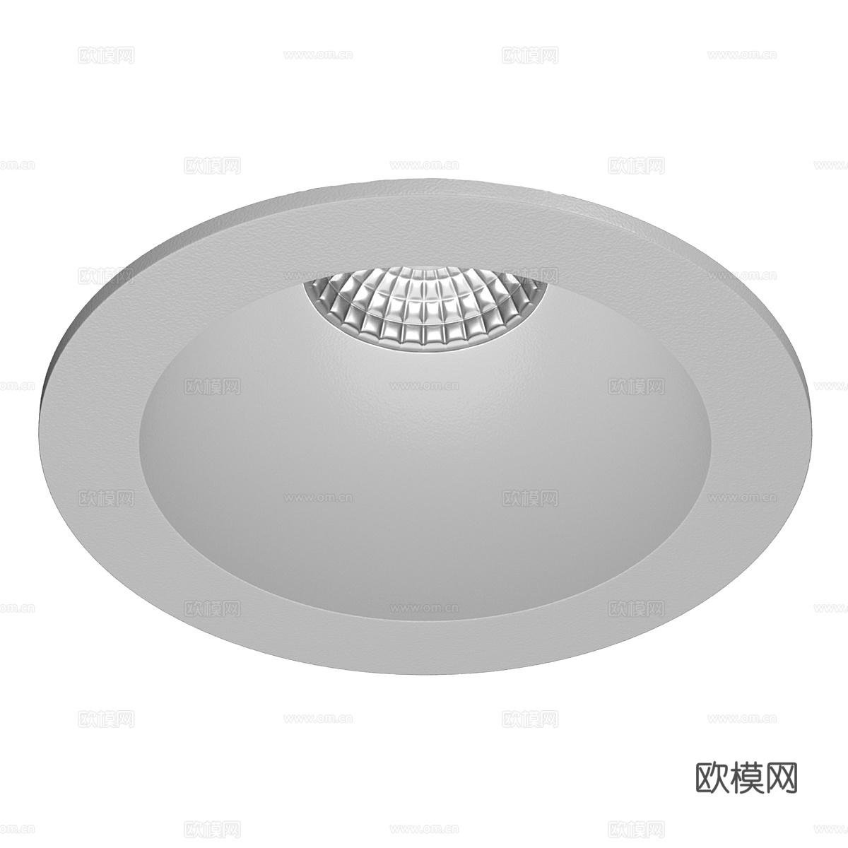 现代极简无边框内嵌筒灯3d模型