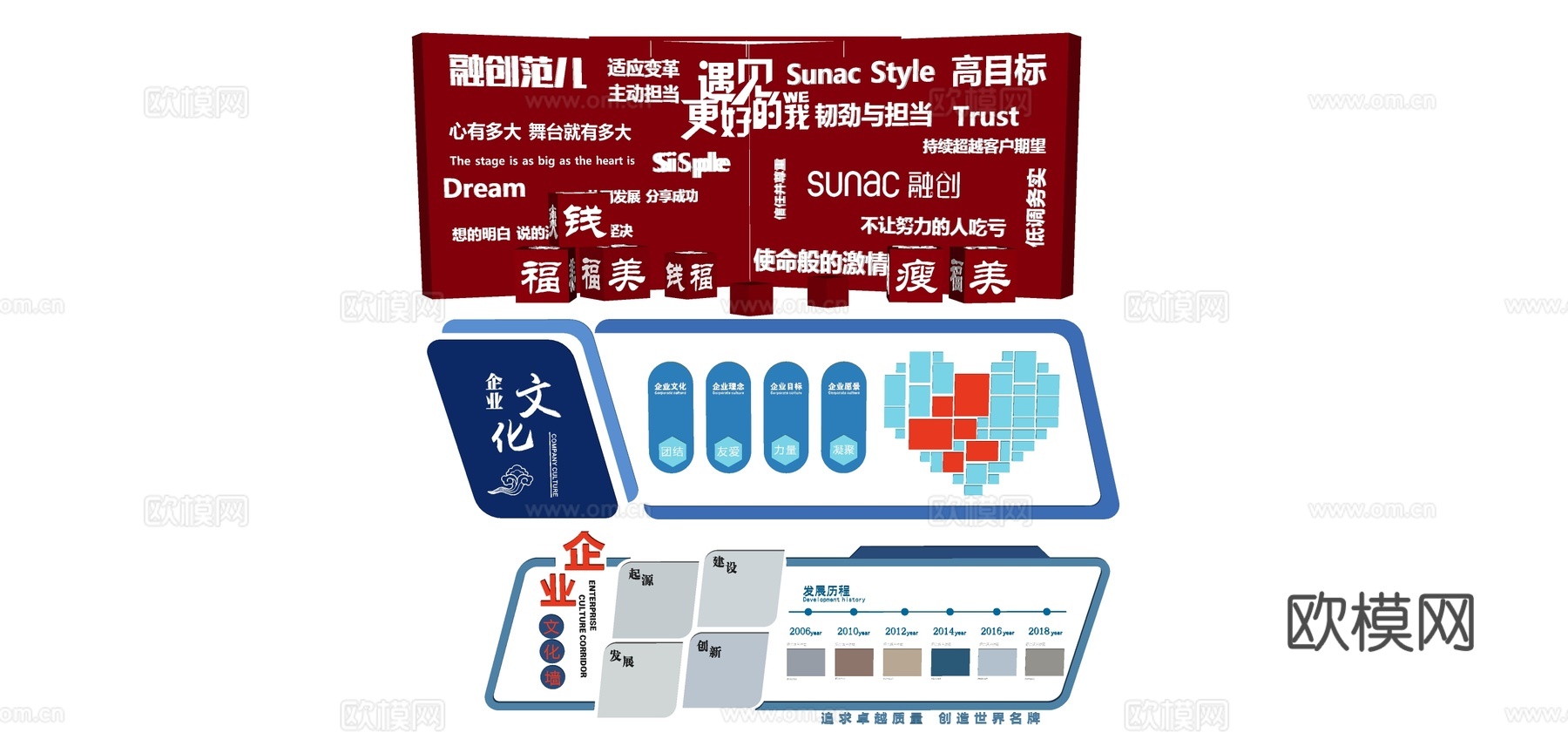 陈设 墙面装饰su模型