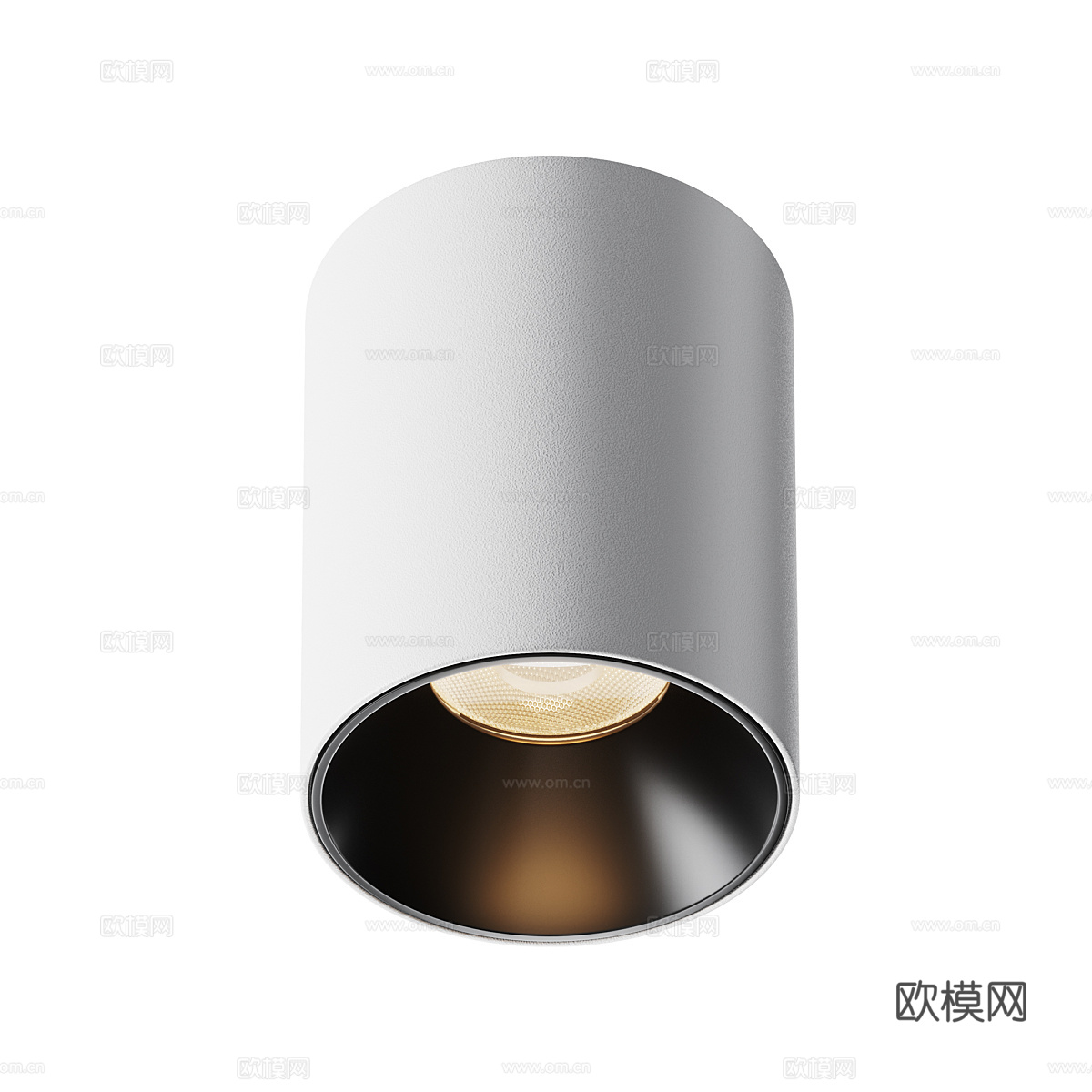 现代意式极简明装射灯3d模型