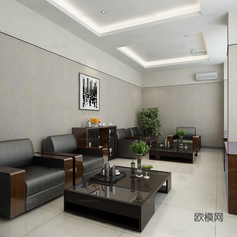 高端VIP接待室3d模型
