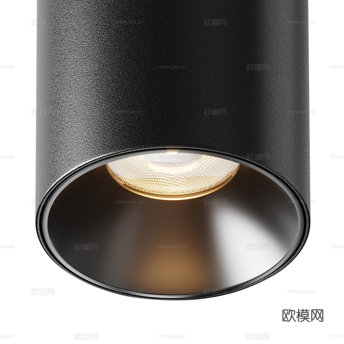 现代意式极简明装射灯3d模型