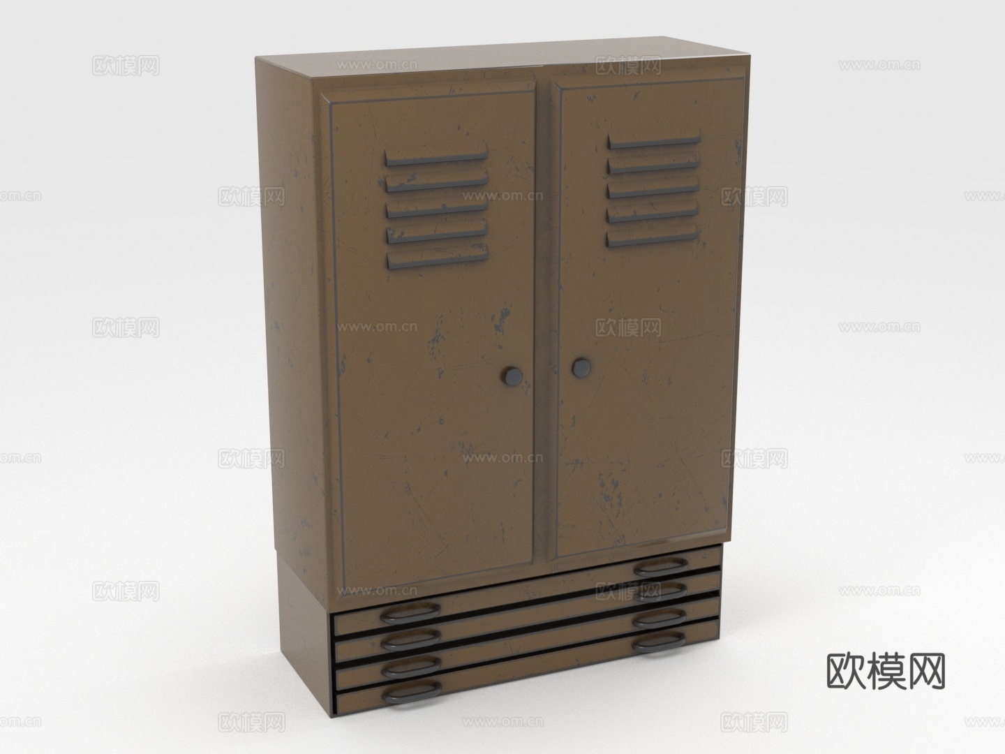 抽屉柜 储物柜 工具柜 文件柜 置物柜 柜子3d模型