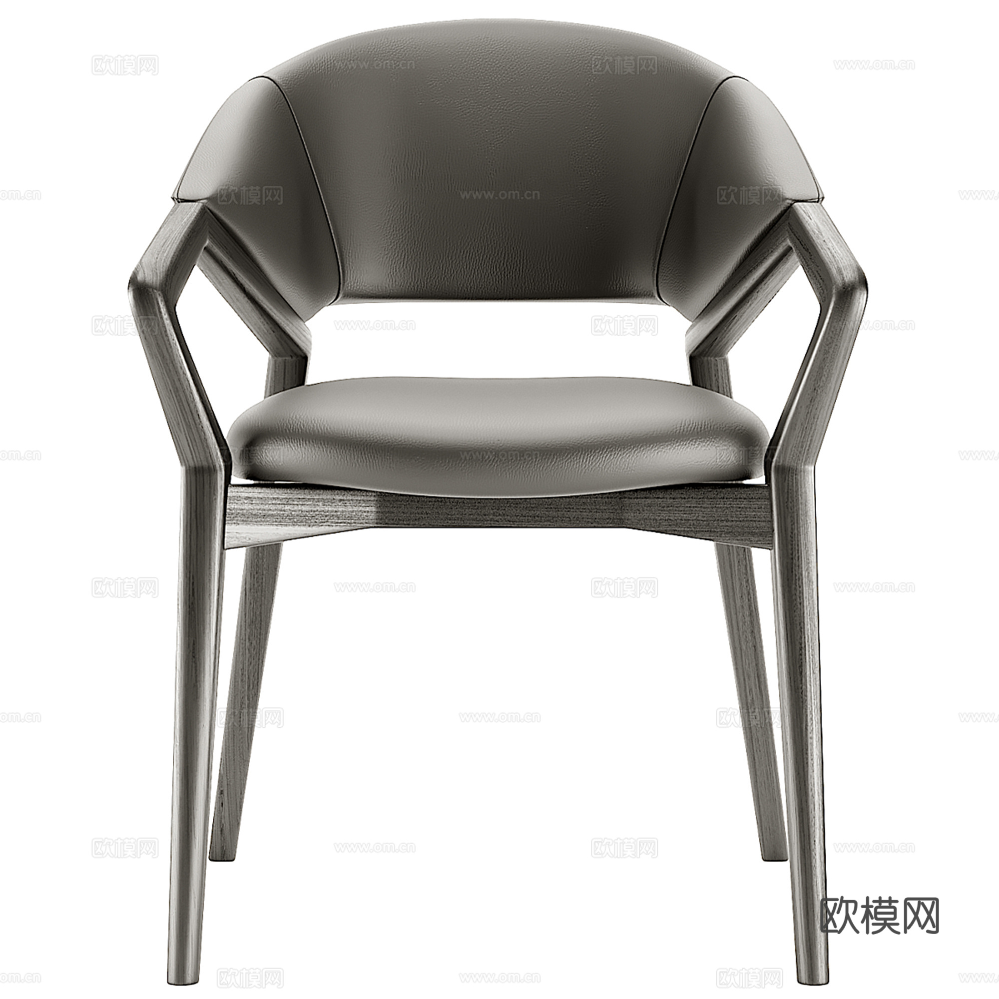 现代单椅 餐椅 扶手椅su模型
