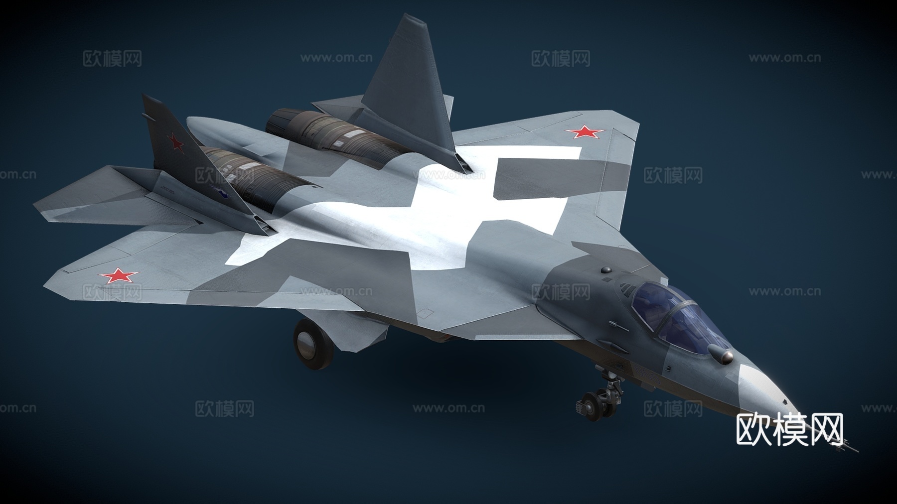 苏式战斗机 影身战斗机 歼击机 战斗机3d模型