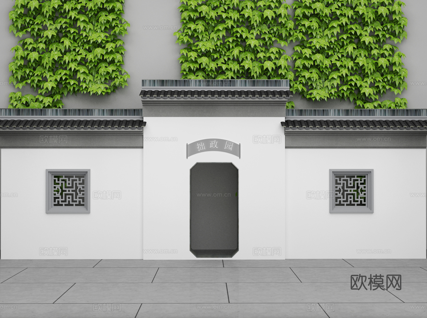 禅意中式景观小品 禅意空间3d模型