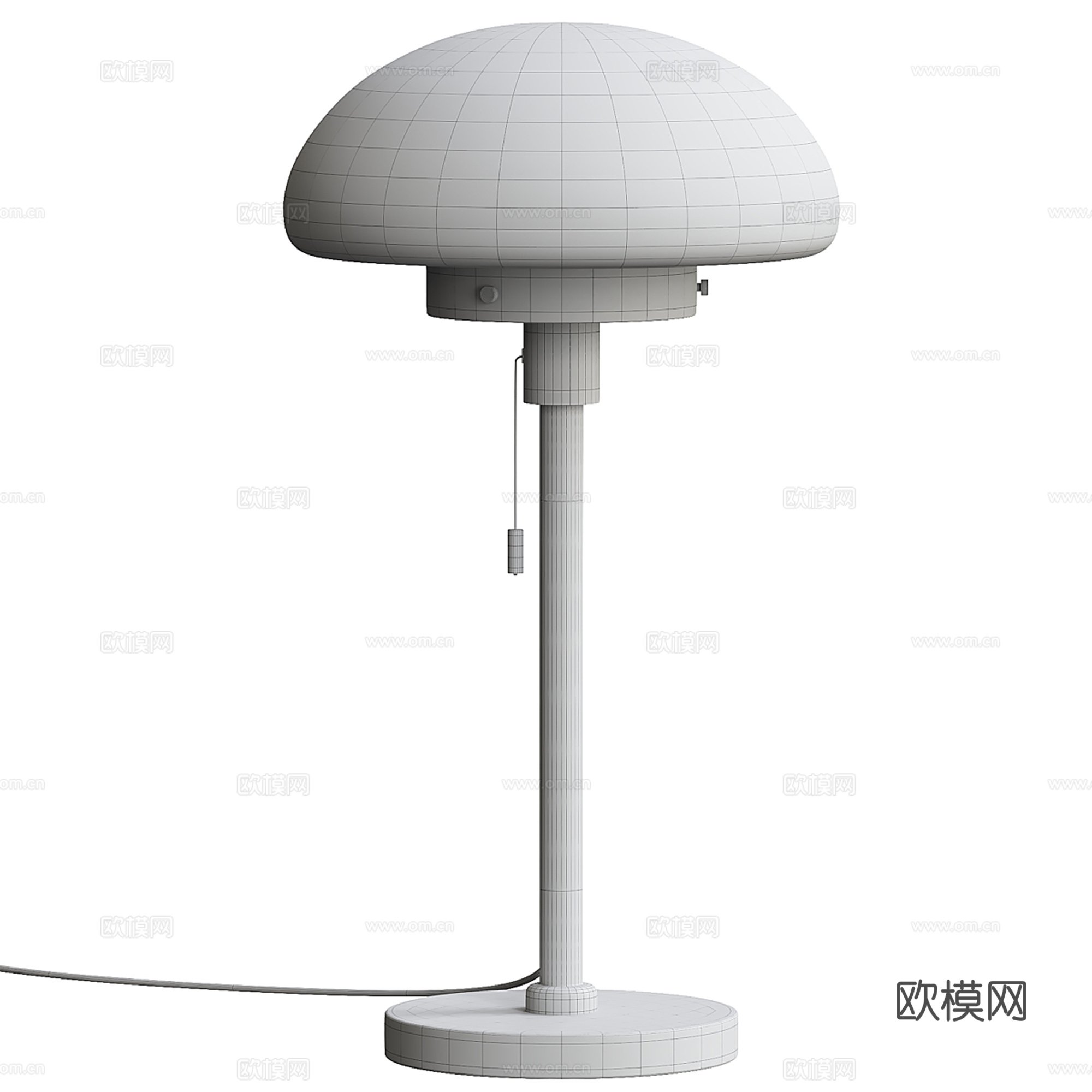 轻奢台灯3d模型