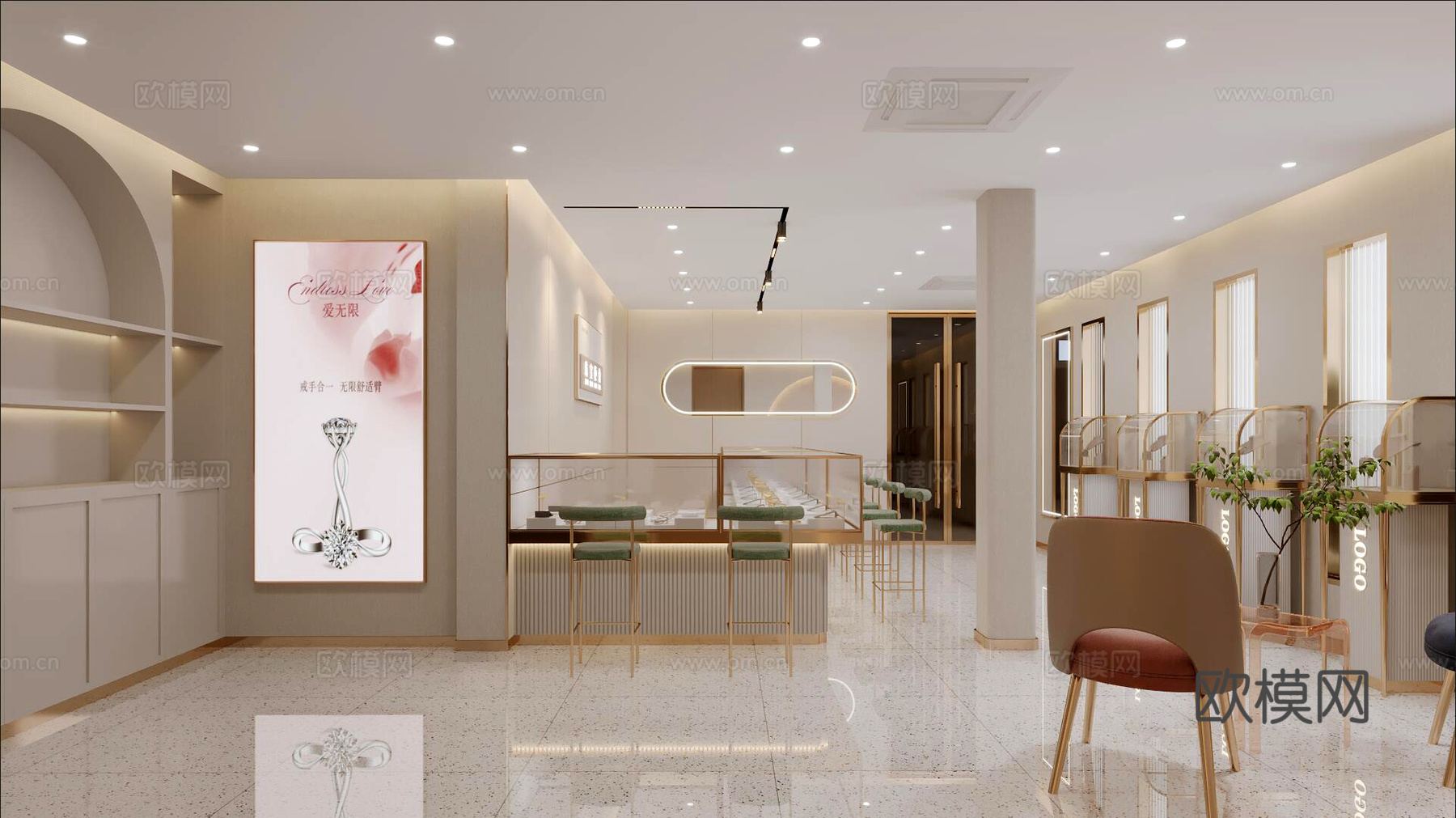 珠宝店3d模型