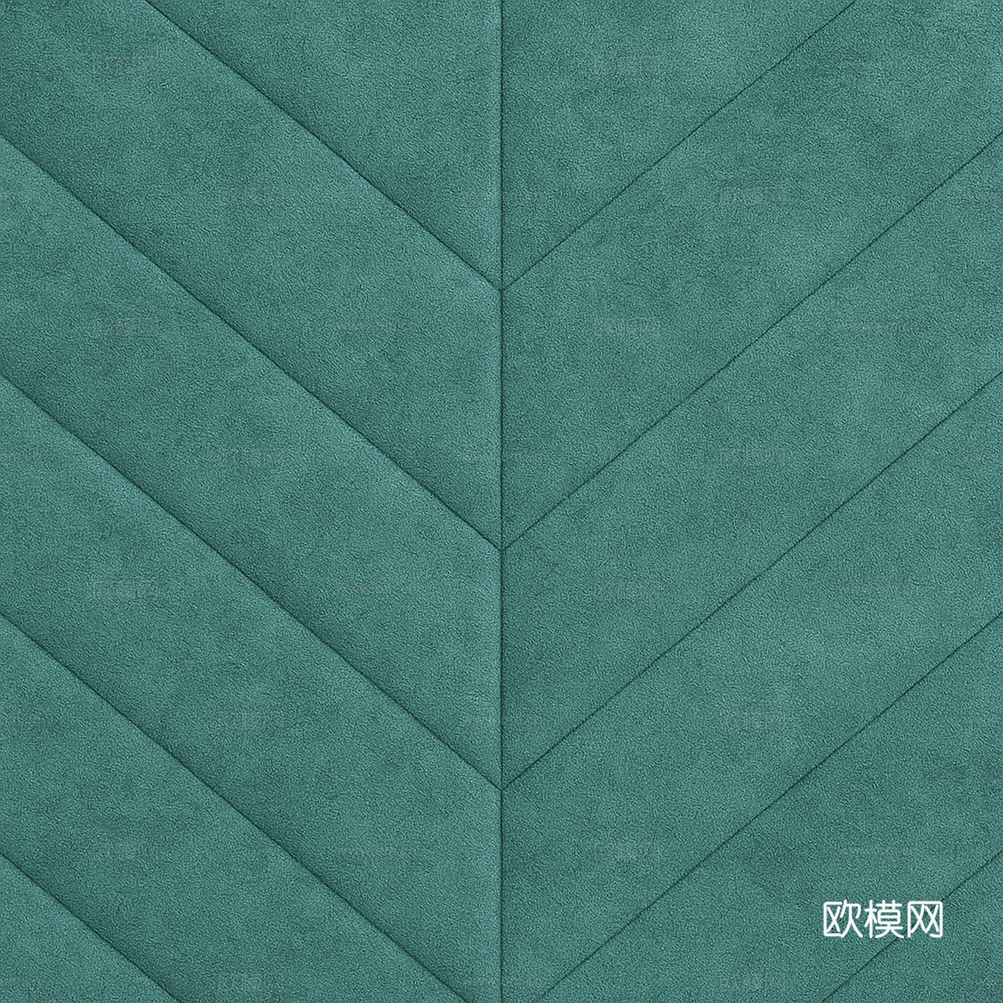 湖蓝色无缝麂皮绒墙布