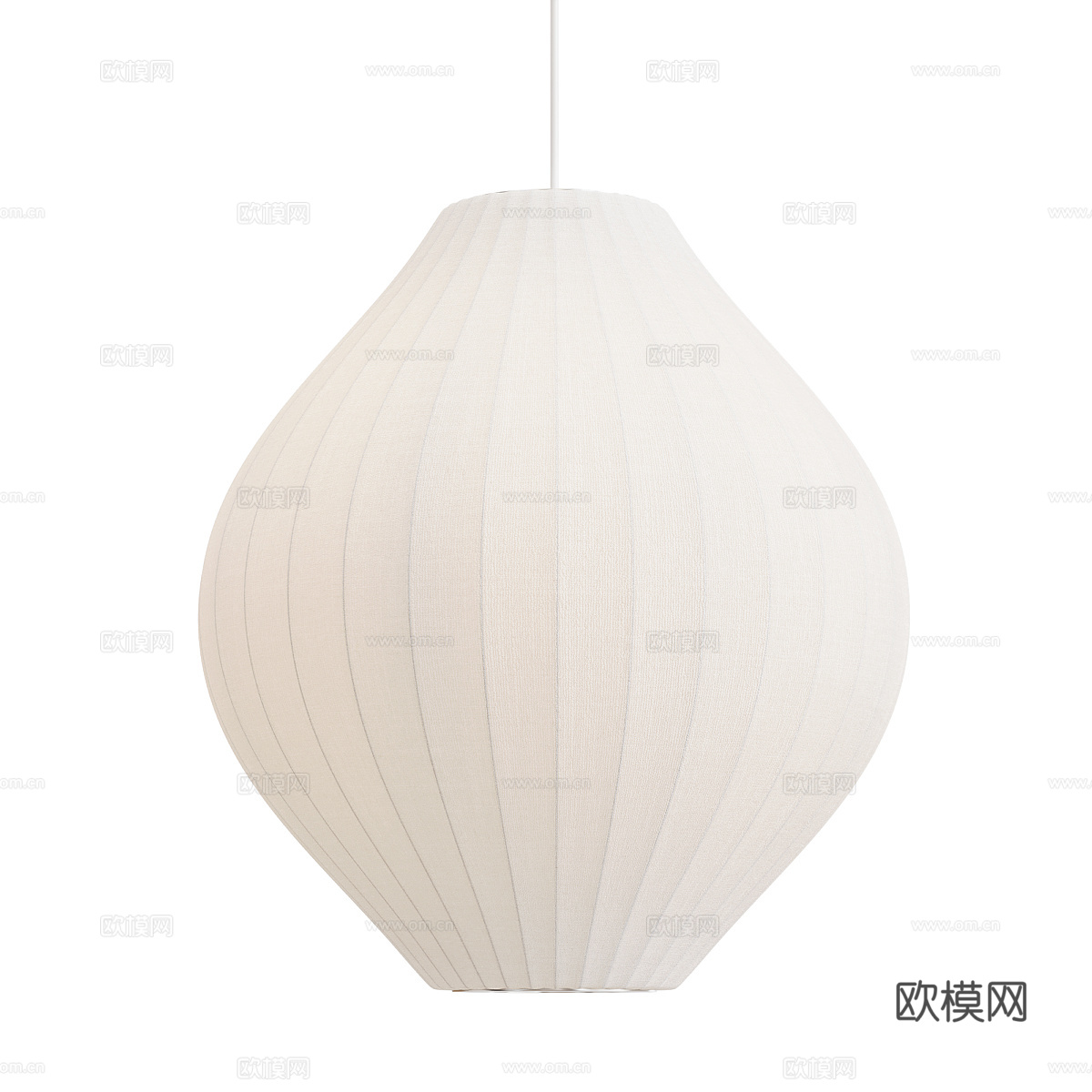 新中式侘寂灯笼吊灯3d模型
