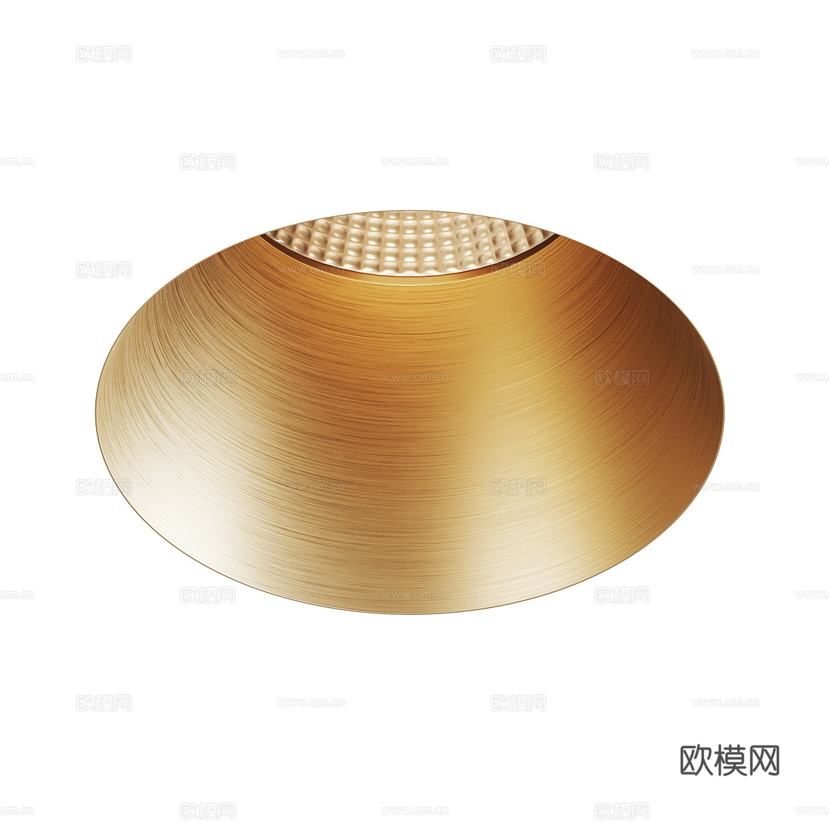 现代轻奢极简无边框筒灯3d模型