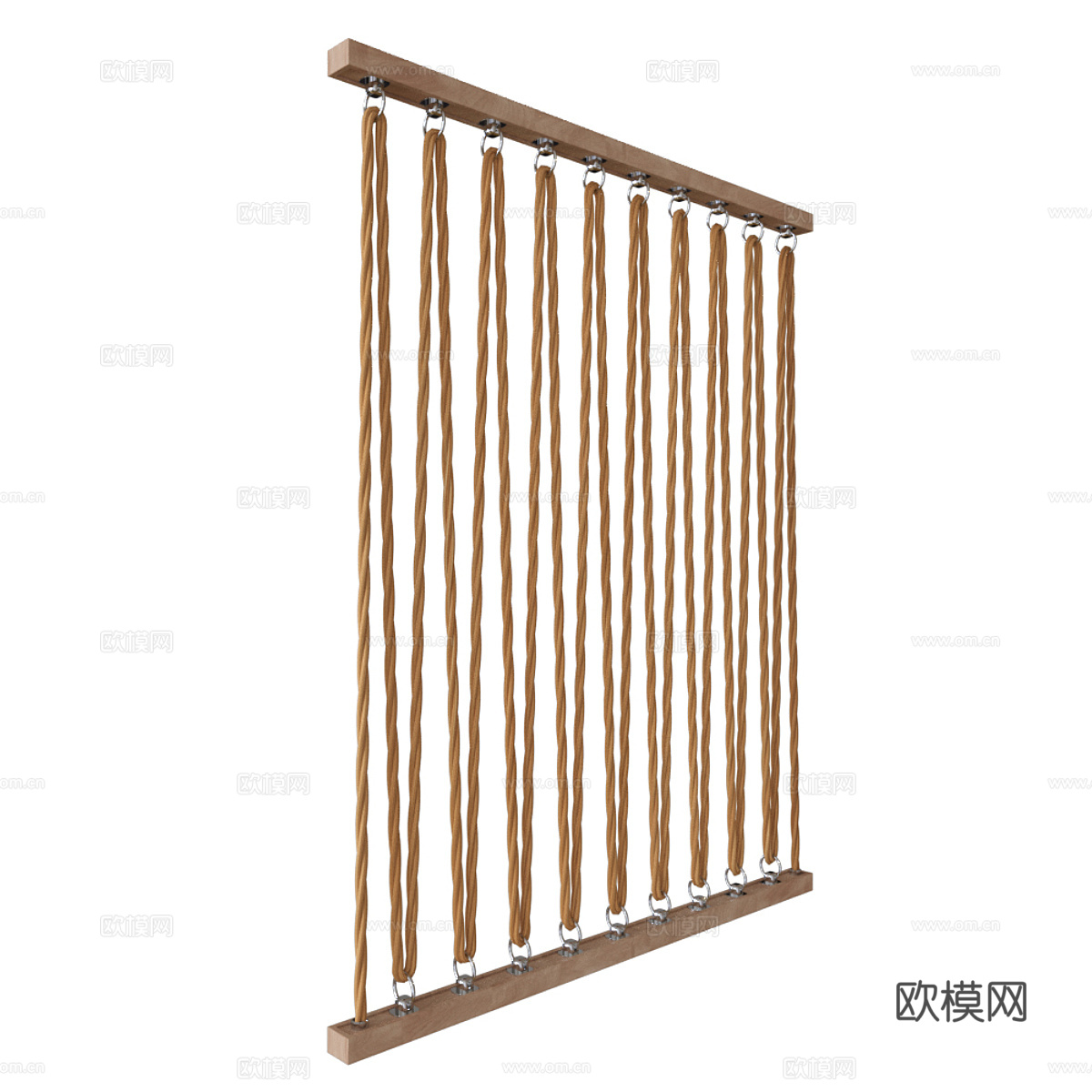 绳索栏杆 绳索护栏 绳索3d模型