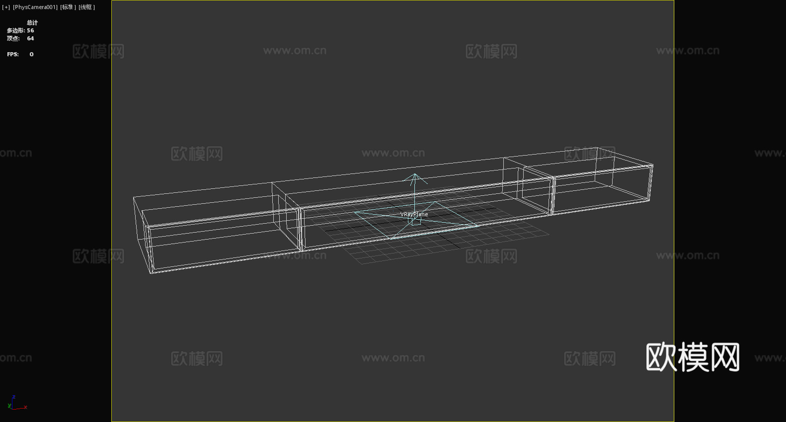 储物柜 置物柜 电视柜 木柜 地柜 柜子3d模型
