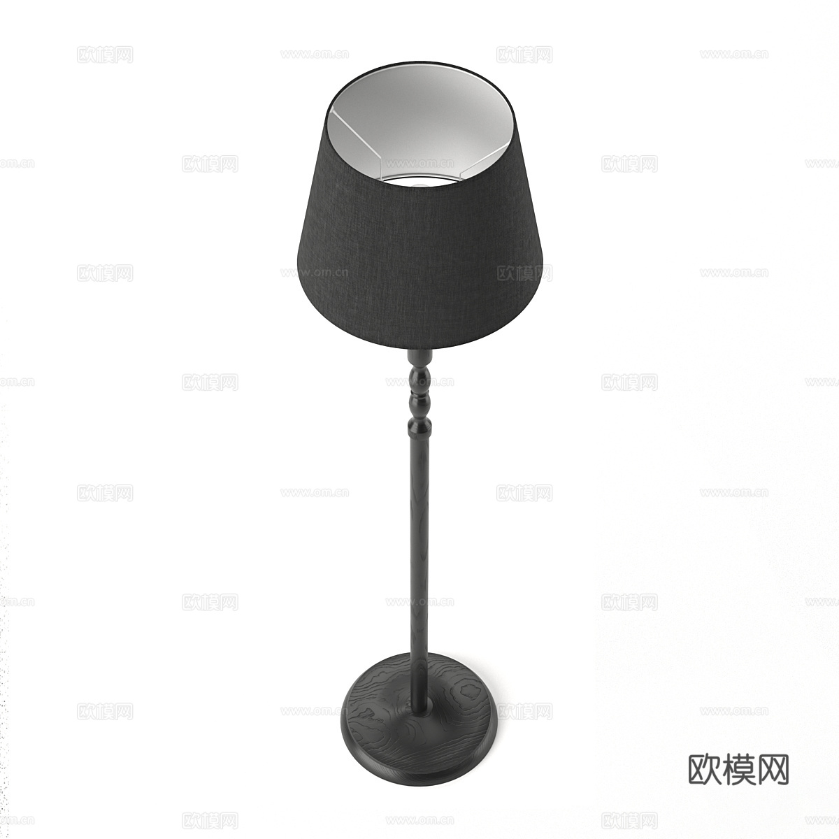 现代意式落地灯3d模型