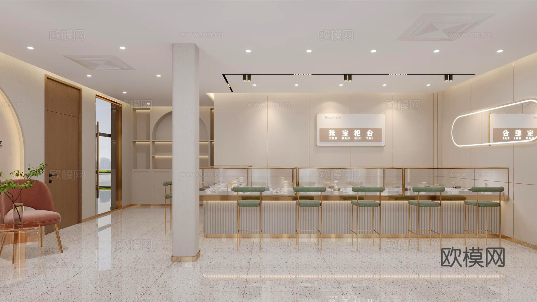 珠宝店3d模型