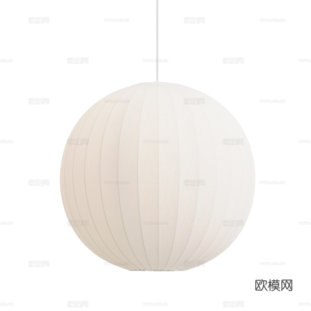 新中式侘寂灯笼吊灯3d模型