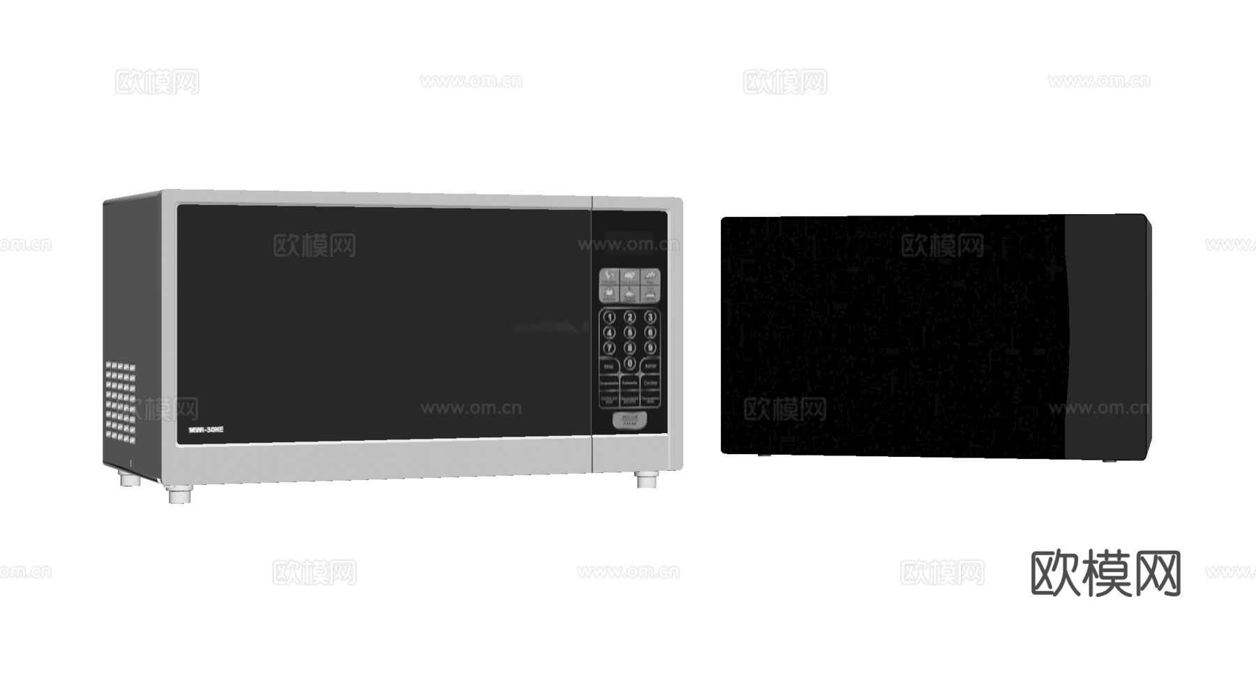现代微波炉su模型