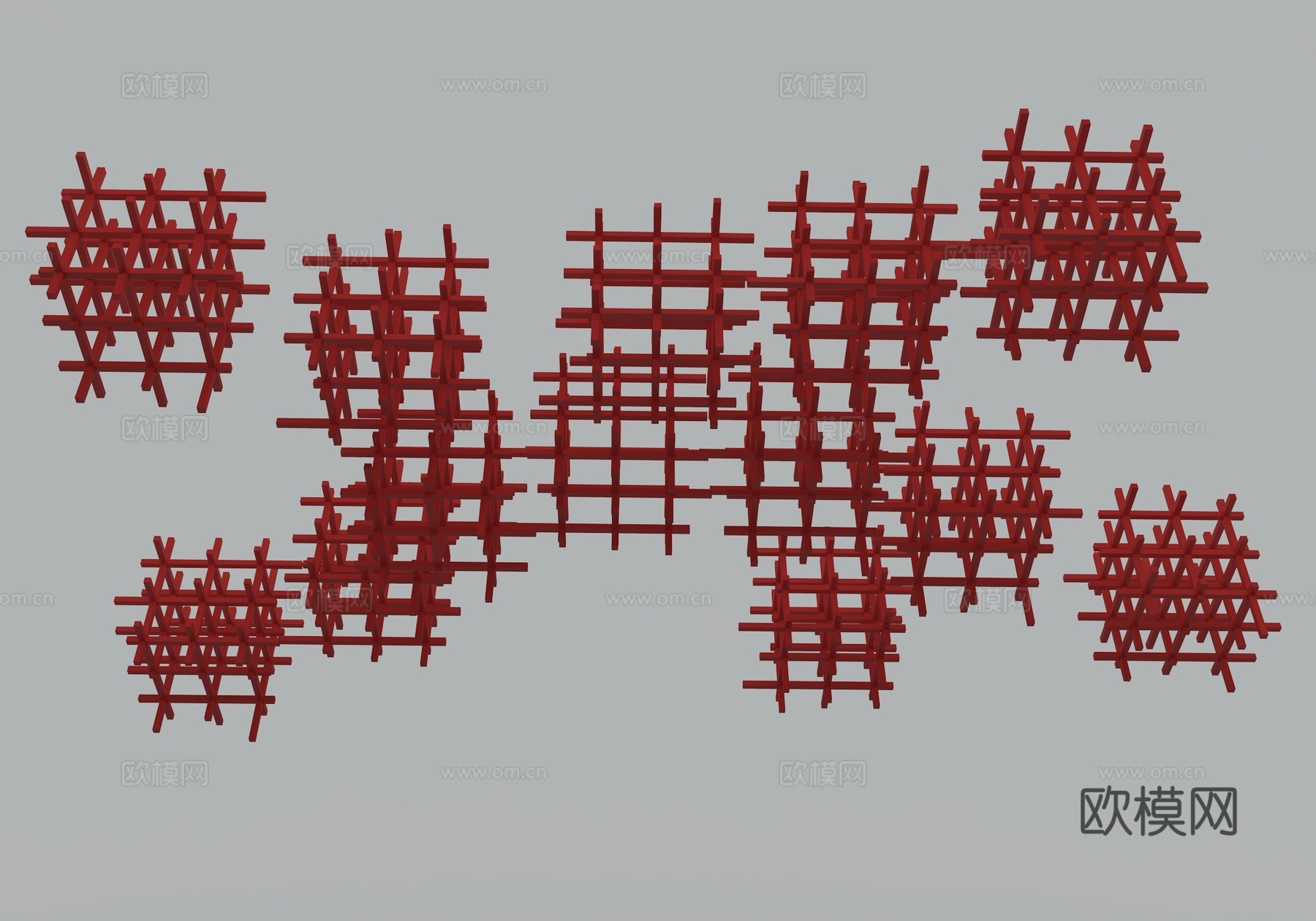 现代装饰吊饰3d模型