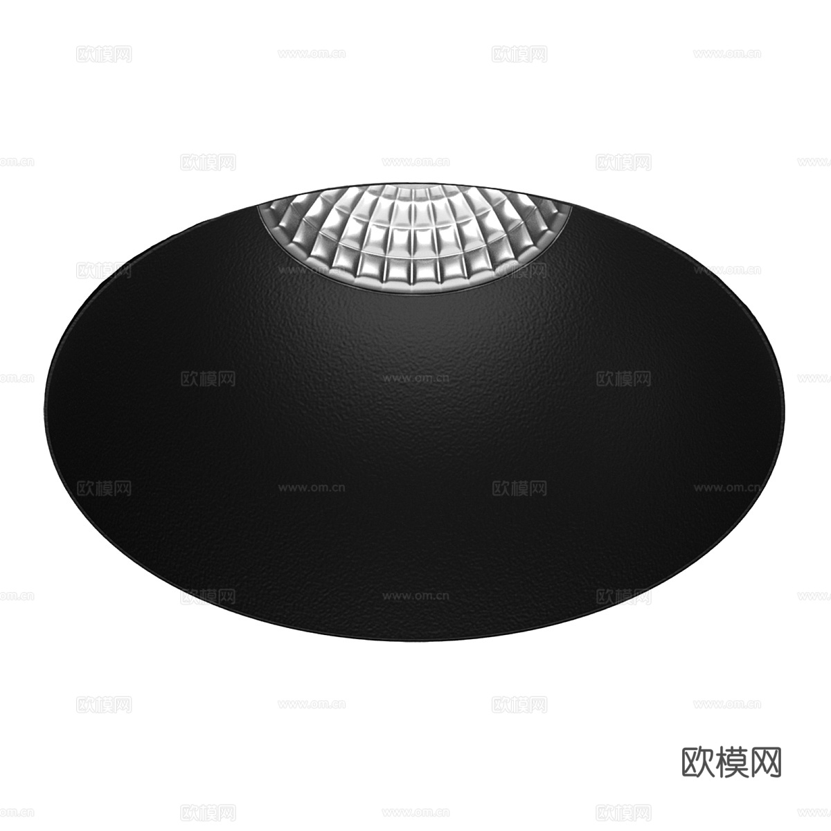 现代极简无边框内嵌筒灯3d模型